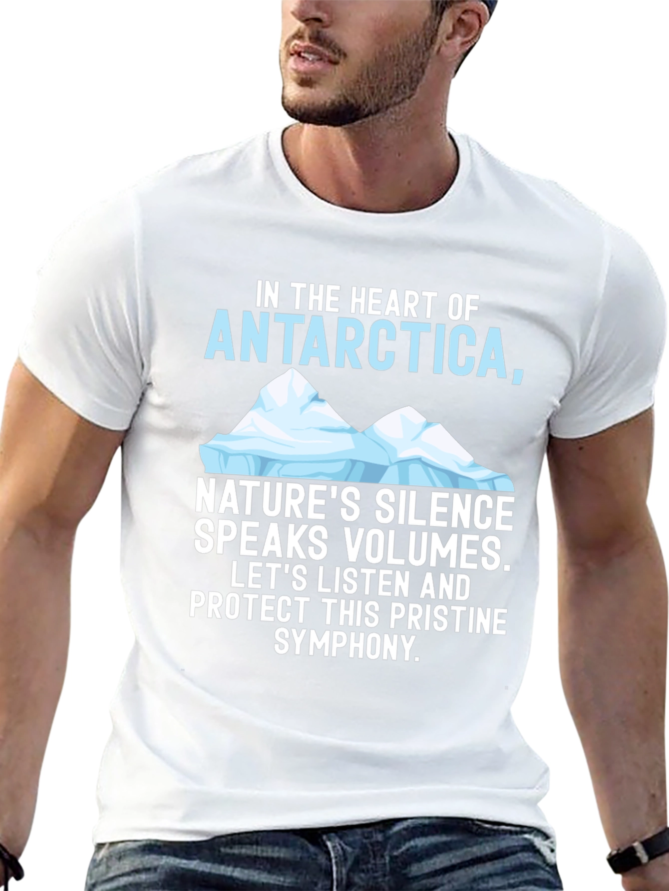 Antarctica Natures Silence Graphic Tee