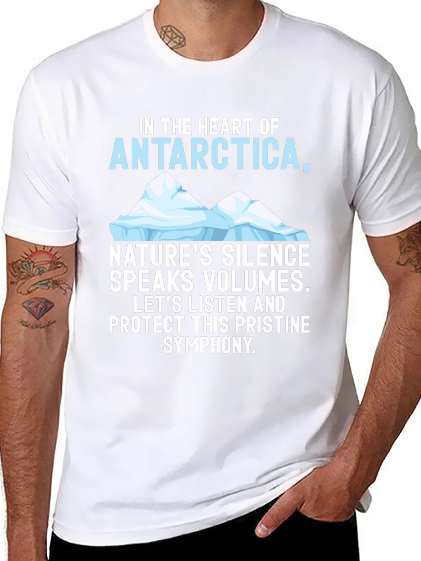 Antarctica Natures Silence Graphic Tee