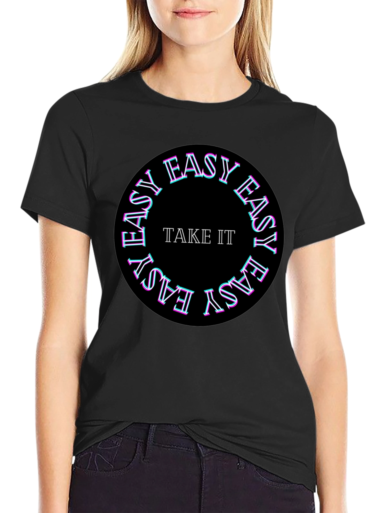 Take It Easy Graphic T-Shirt - Cool Casual Wear