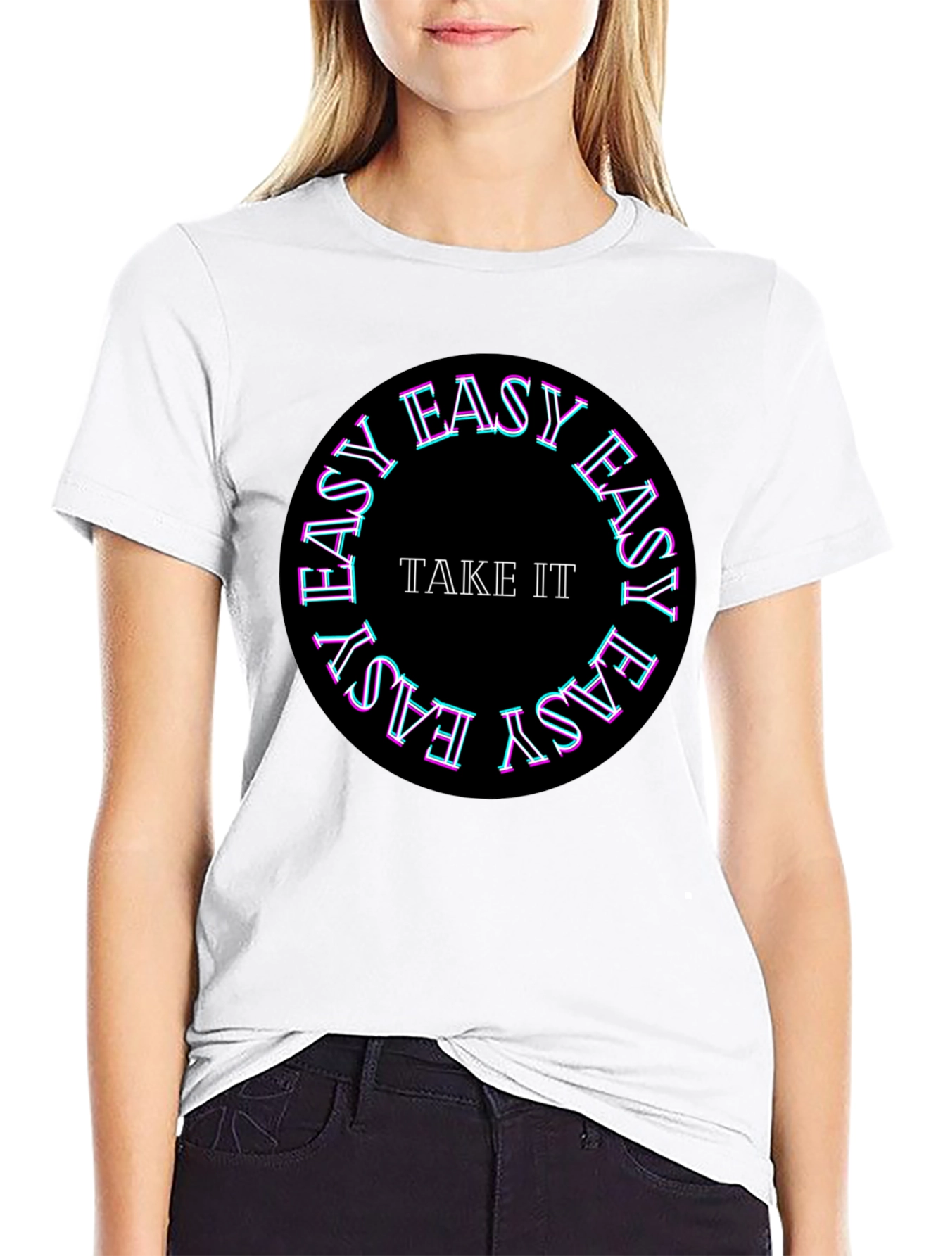Take It Easy Graphic T-Shirt - Cool Casual Wear
