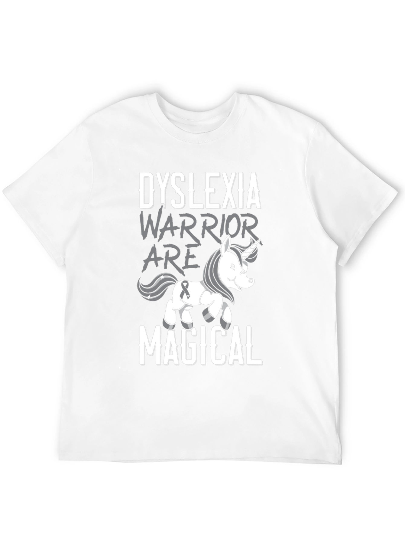 Dyslexia Warrior Unicorn T-Shirt