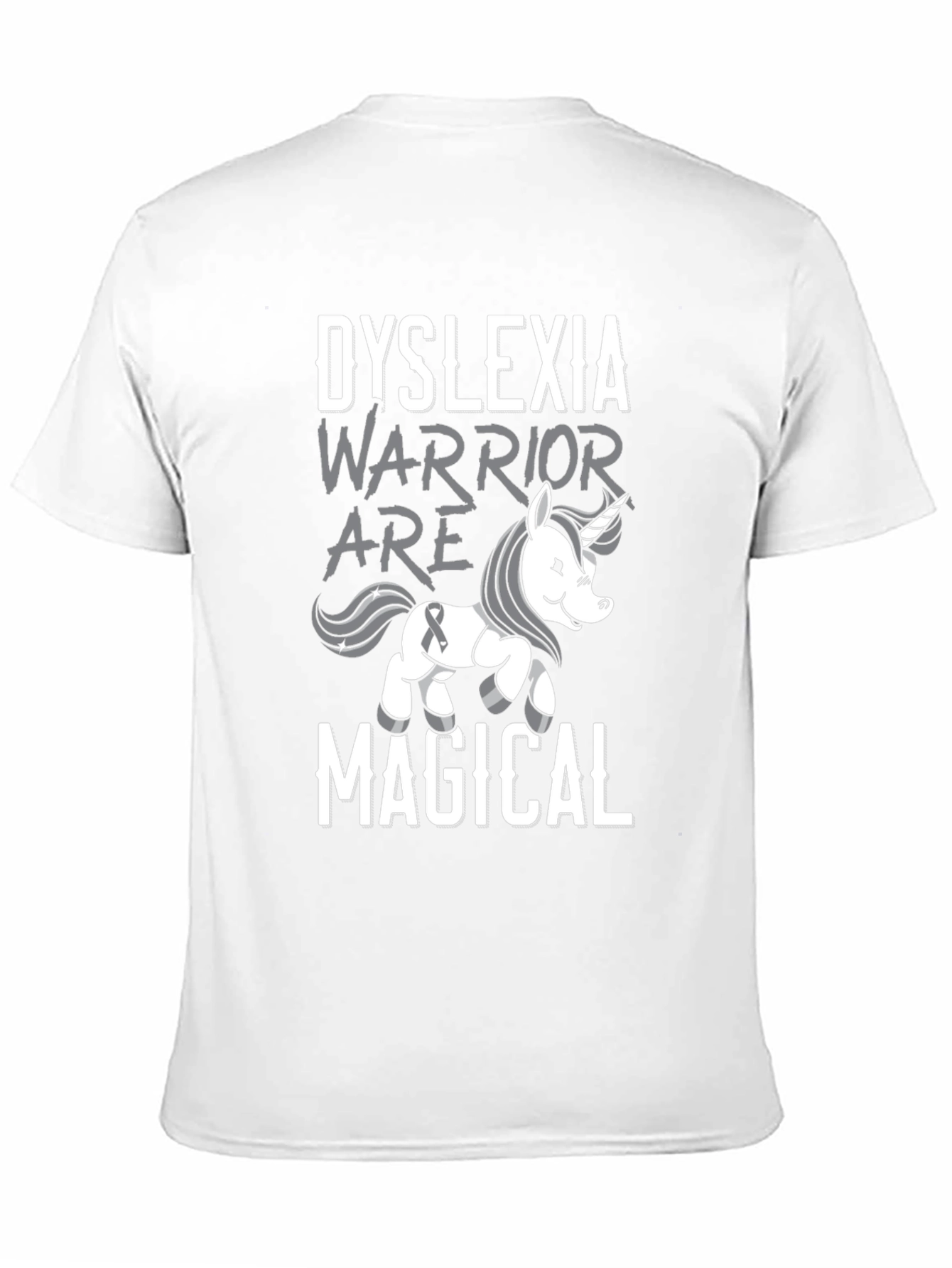 Dyslexia Warrior Unicorn T-Shirt