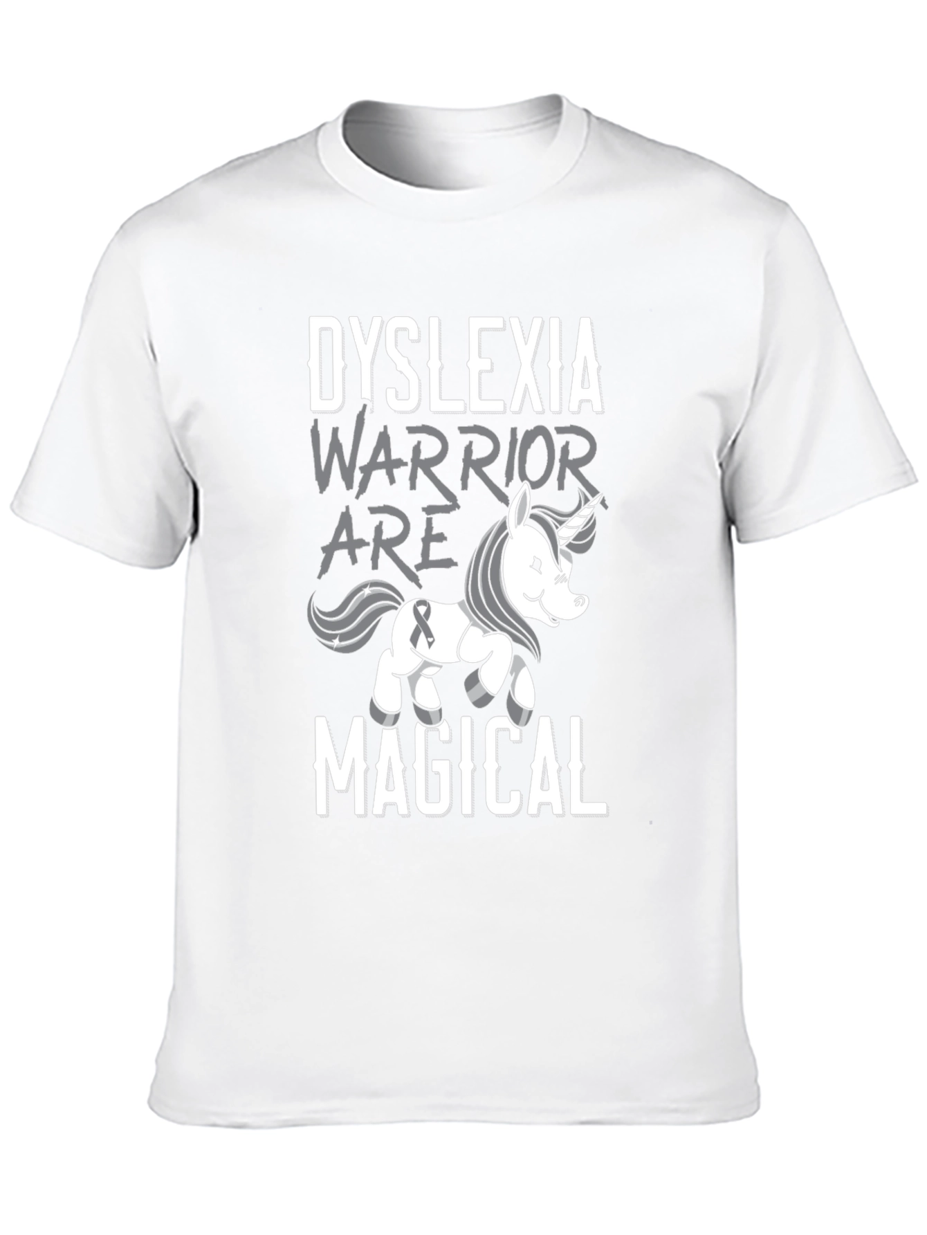 Dyslexia Warrior Unicorn T-Shirt