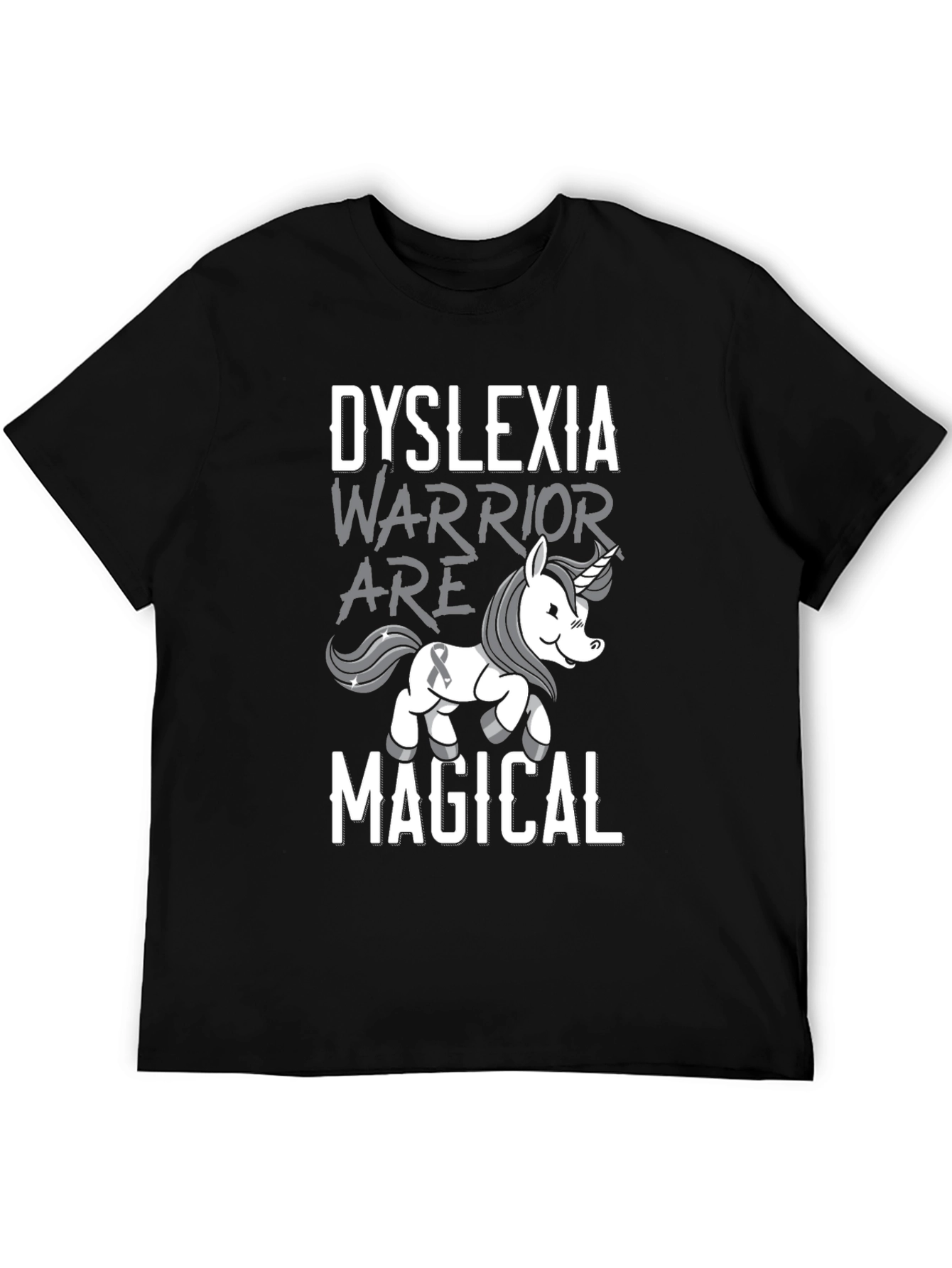 Dyslexia Warrior Unicorn T-Shirt