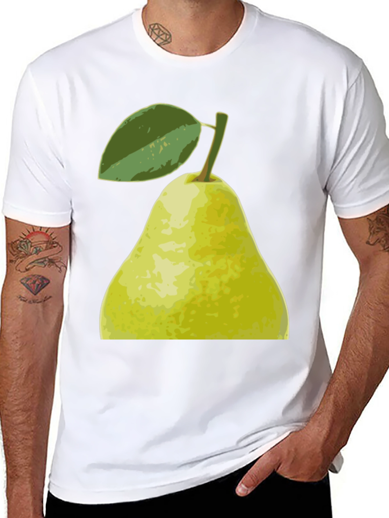 Pear Graphic Tee - Fruity Fashion