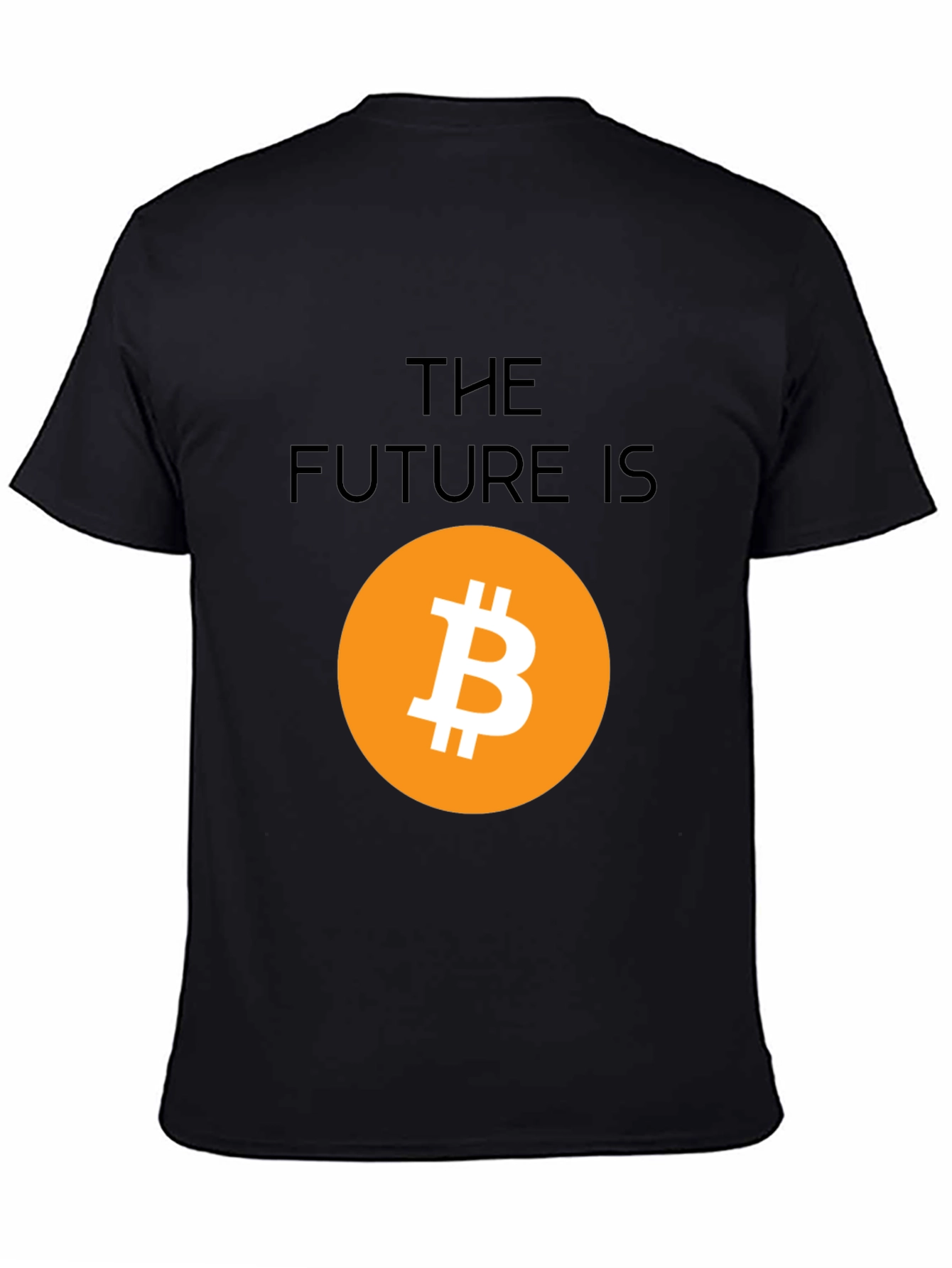 Bitcoin Future Graphic Tee - Crypto Black T-Shirt