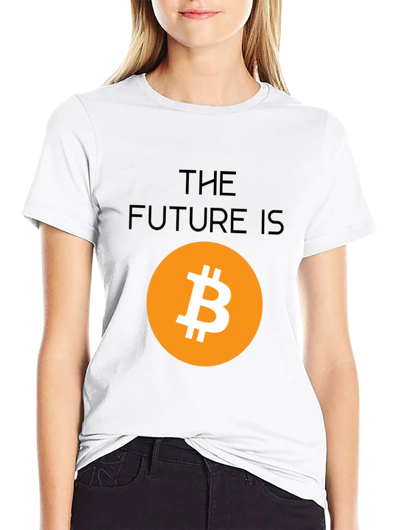 Bitcoin Future Graphic Tee - Crypto Black T-Shirt