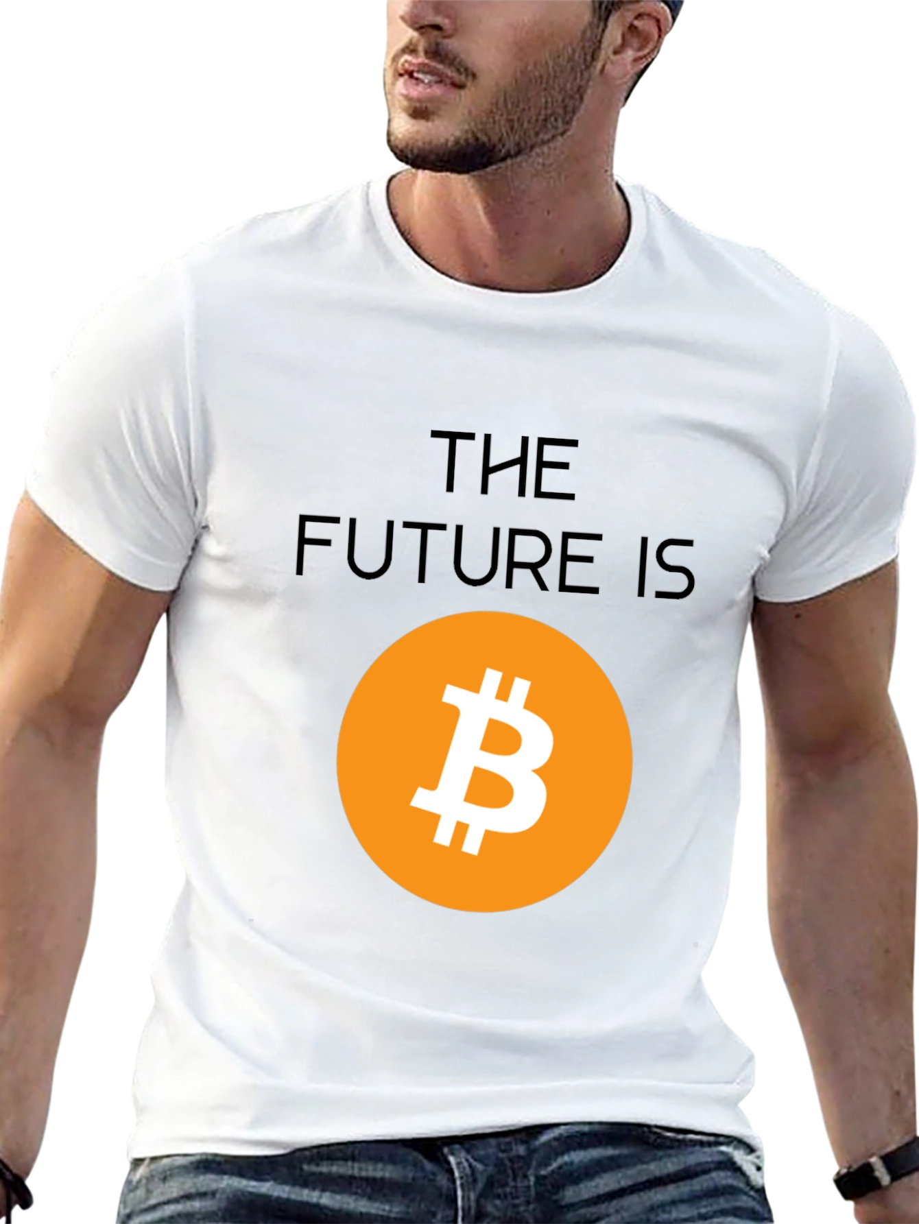 Bitcoin Future Graphic Tee - Crypto Black T-Shirt