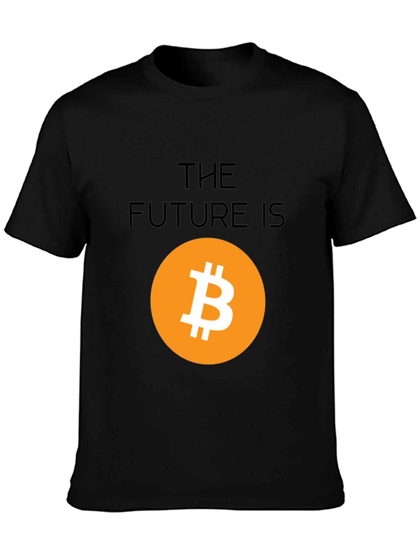 Bitcoin Future Graphic Tee - Crypto Black T-Shirt