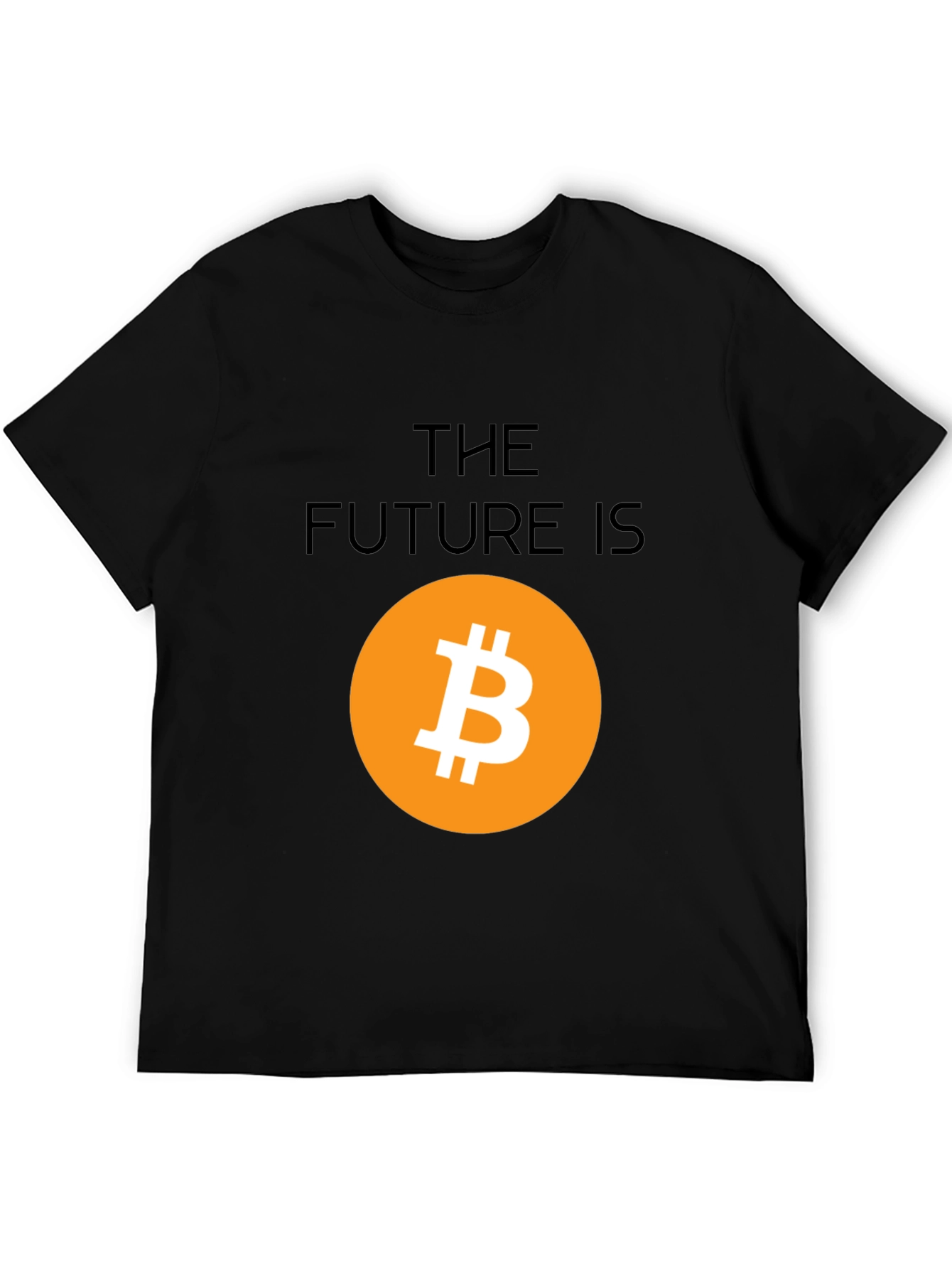 Bitcoin Future Graphic Tee - Crypto Black T-Shirt
