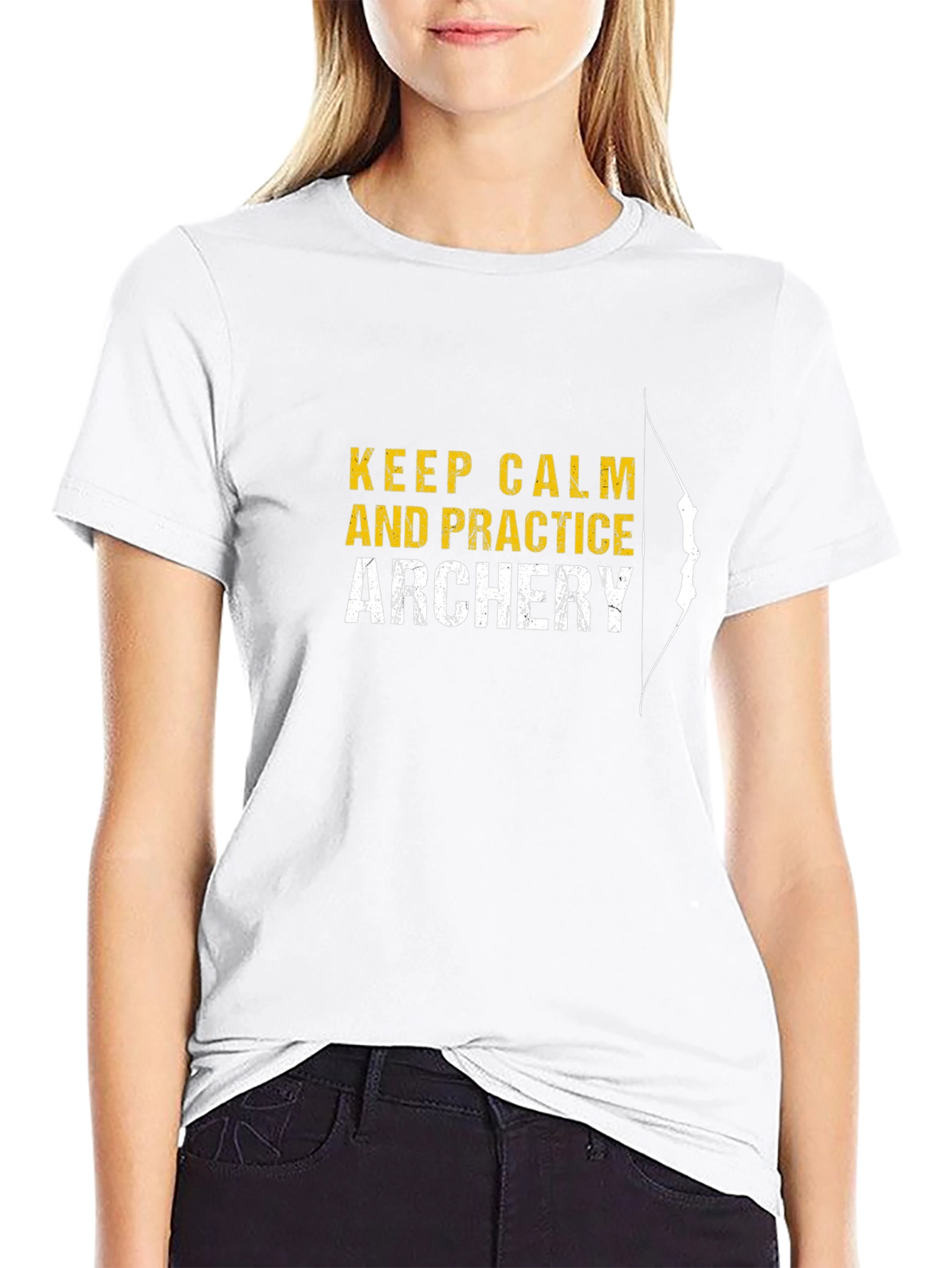Archery Practice T-Shirt - Keep Calm