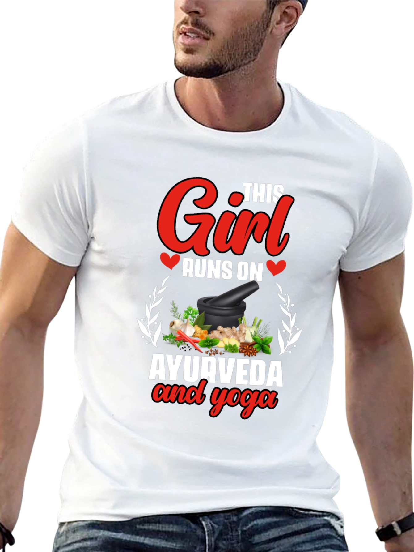 Ayurveda & Yoga Black T-Shirt
