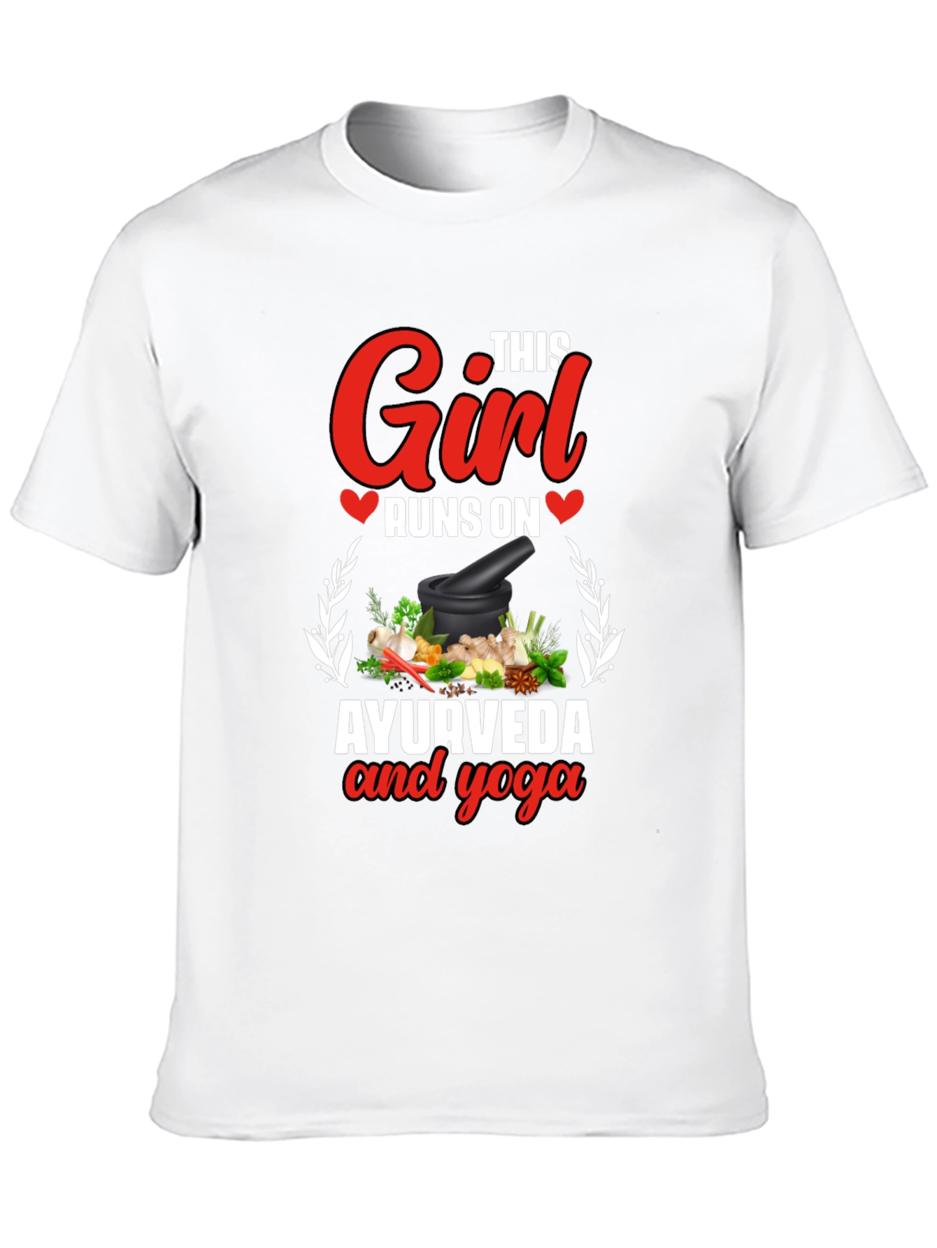 Ayurveda & Yoga Black T-Shirt