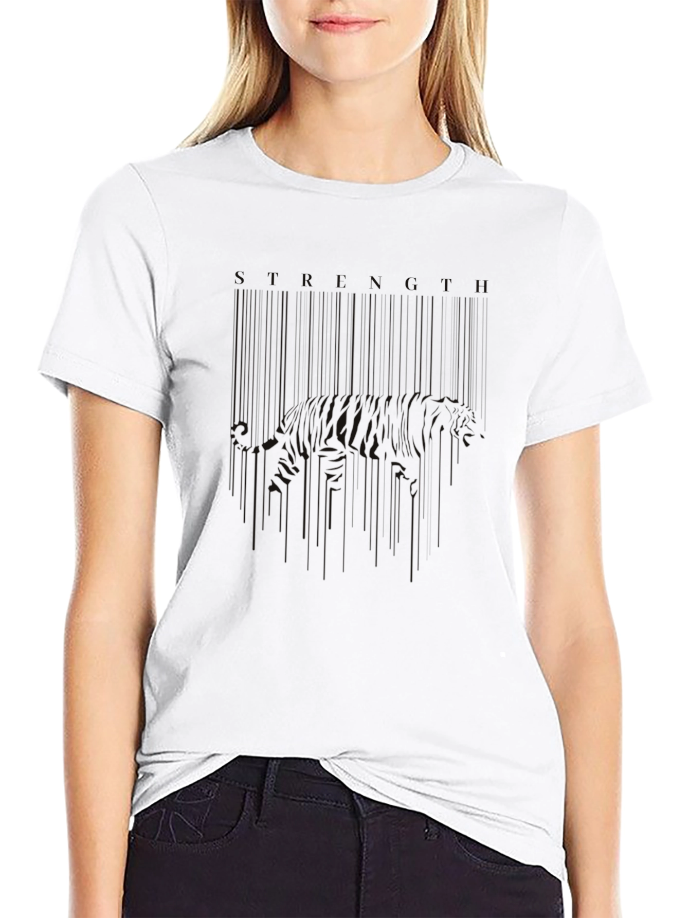 Mens Solid Black Crew Neck T-Shirt - Casual Style