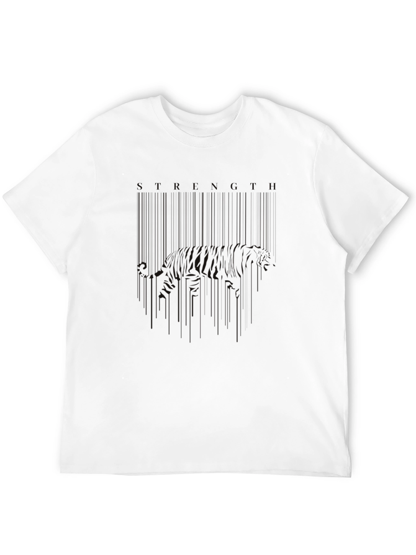 Mens Solid Black Crew Neck T-Shirt - Casual Style