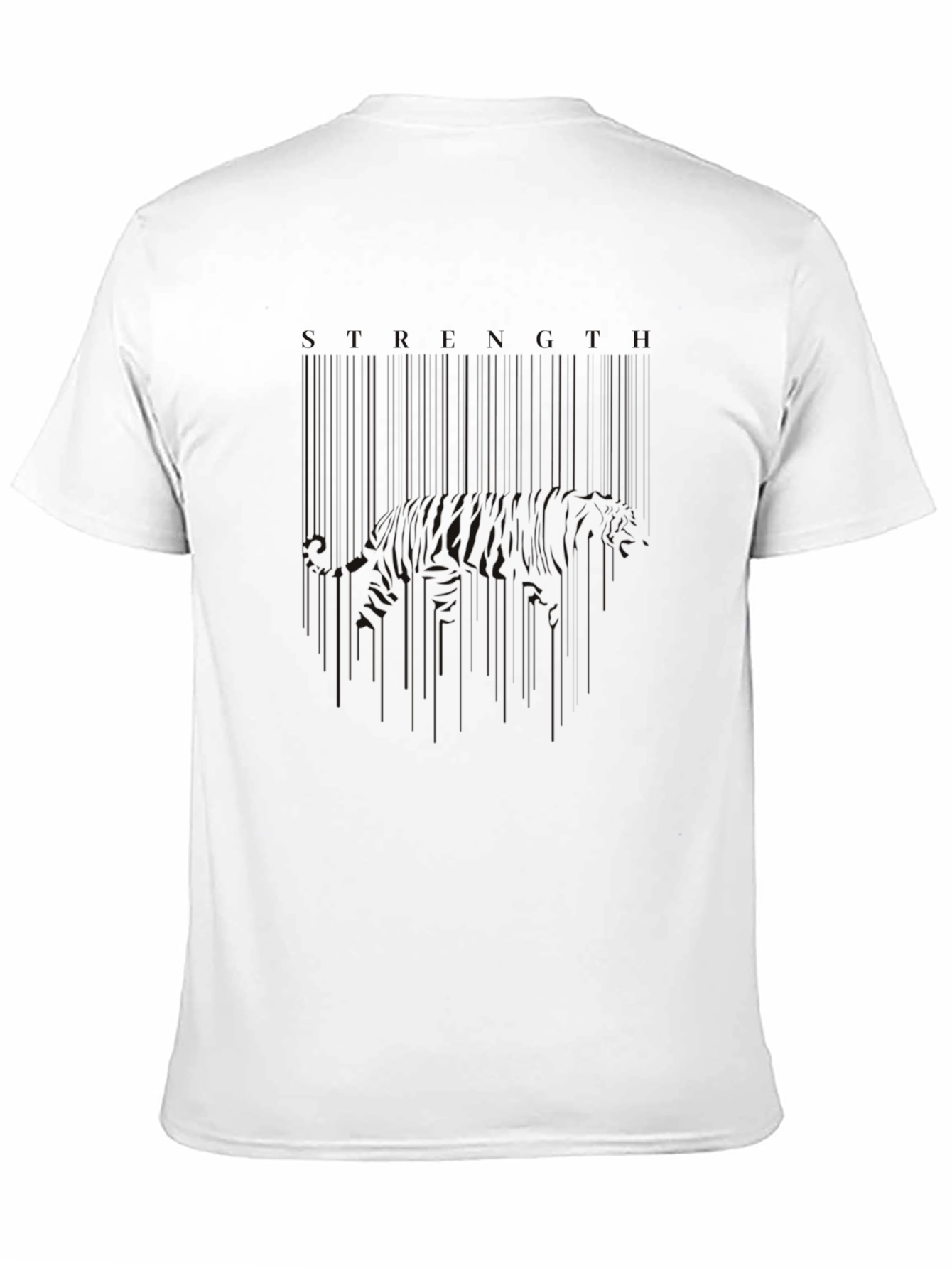 Mens Solid Black Crew Neck T-Shirt - Casual Style
