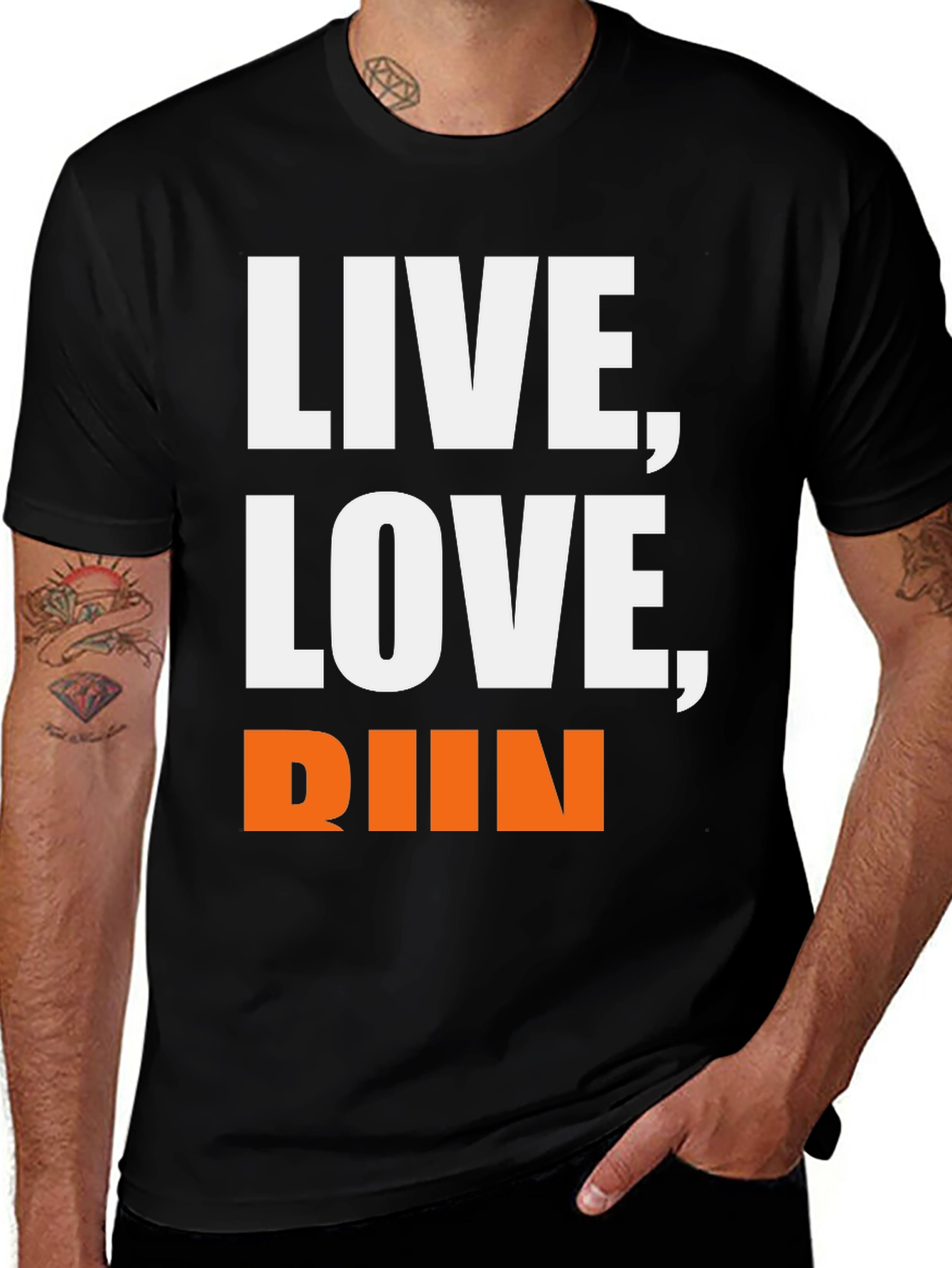 Live Love Run Graphic T-Shirt
