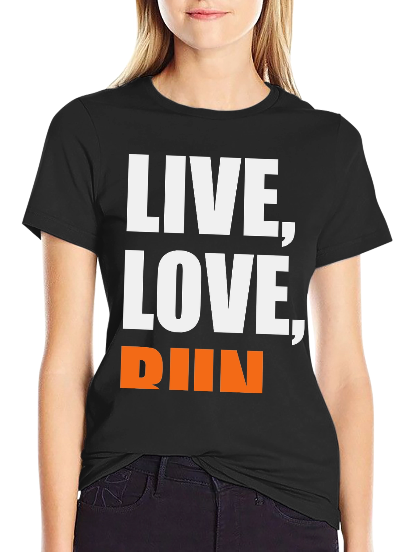 Live Love Run Graphic T-Shirt