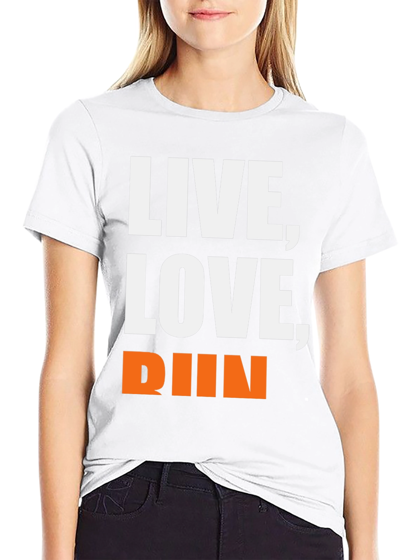 Live Love Run Graphic T-Shirt