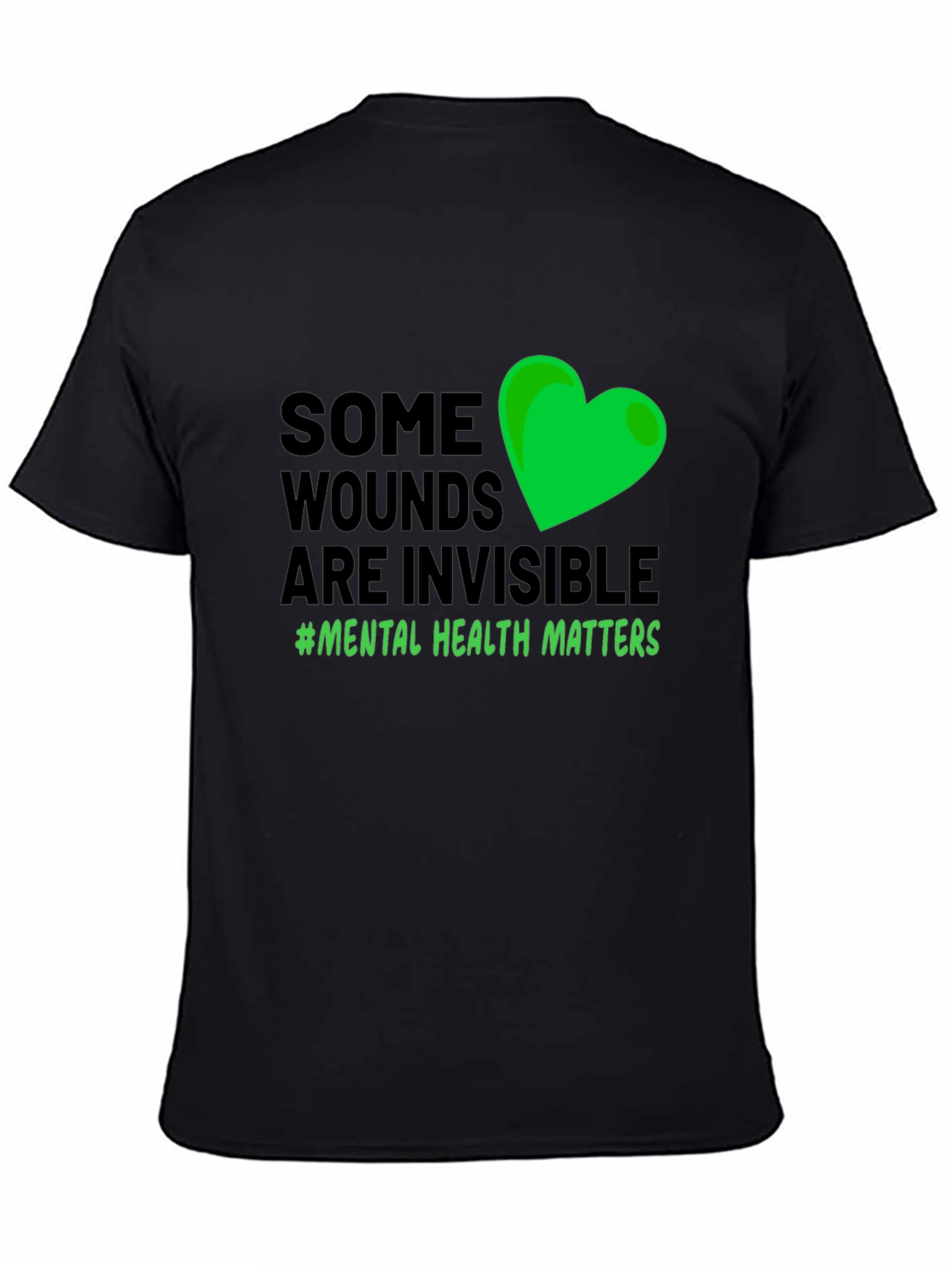 Mental Health Awareness T-Shirt: Some Wounds are Invisible