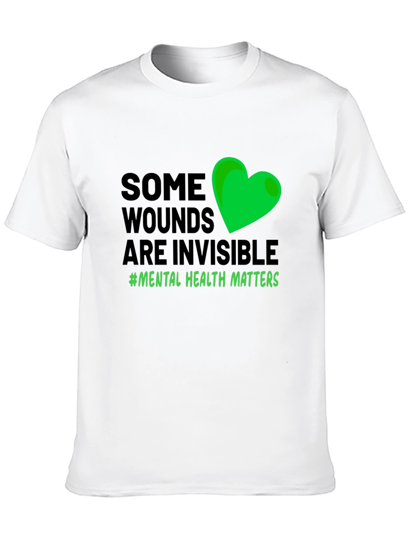 Mental Health Awareness T-Shirt: Some Wounds are Invisible