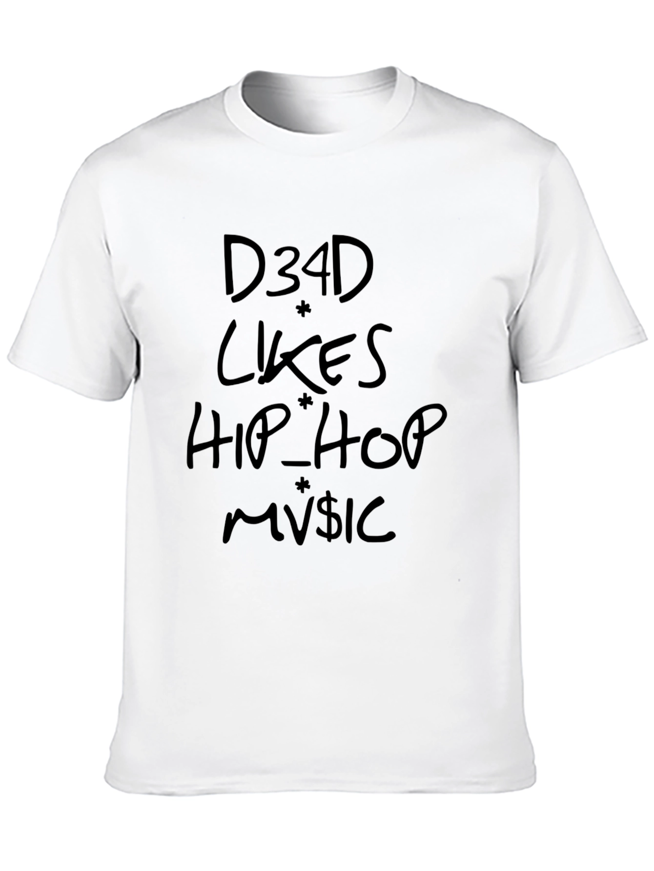 D34D Likes Hip Hop Music Graphic Tee