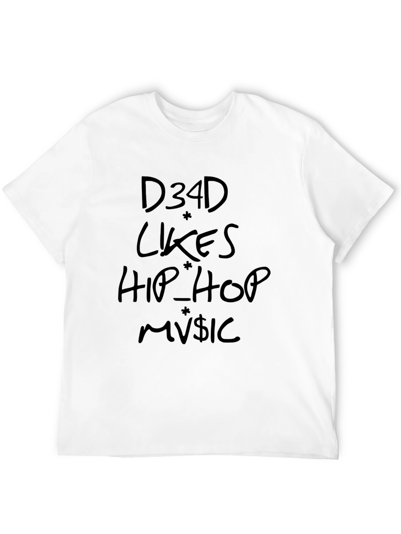 D34D Likes Hip Hop Music Graphic Tee