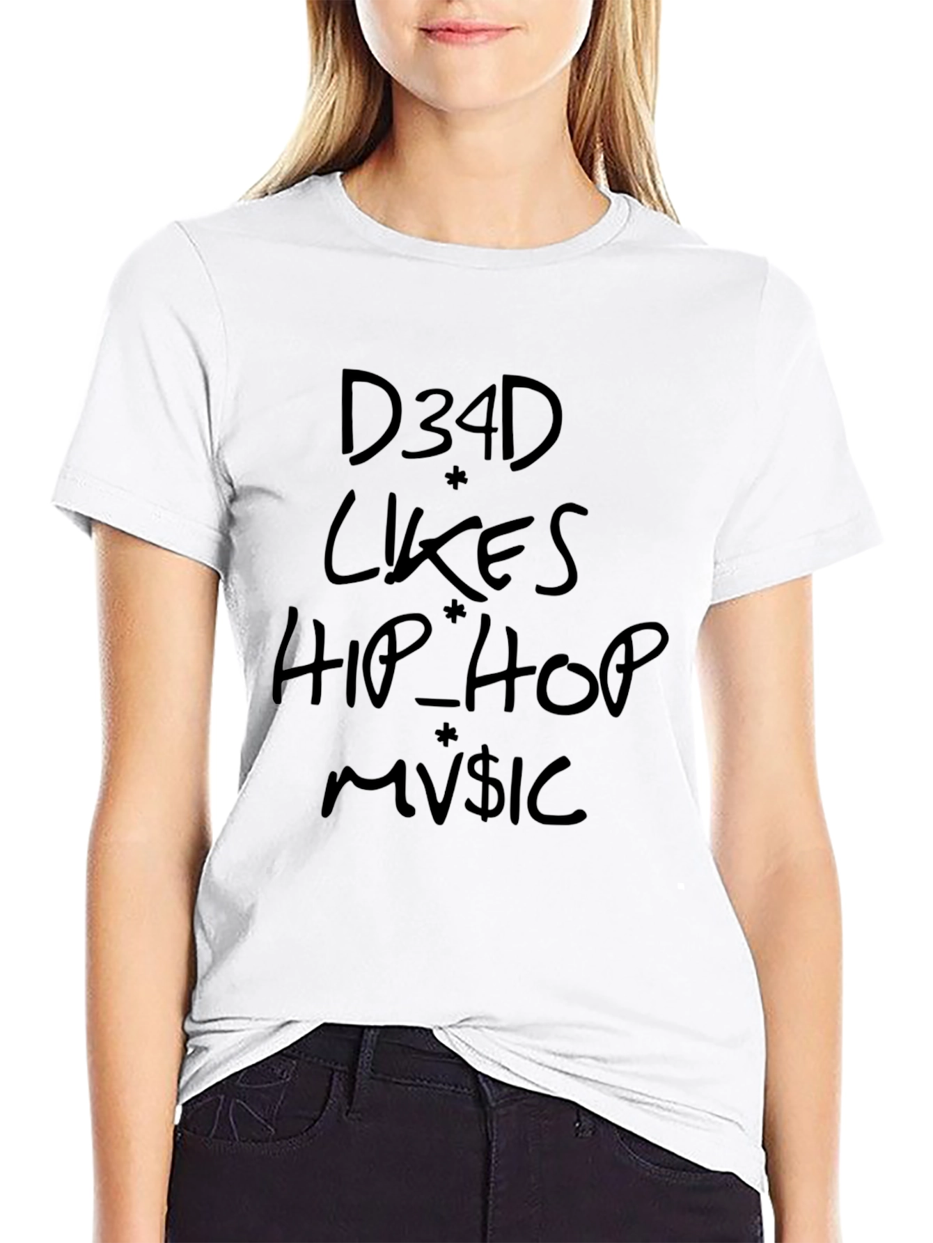 D34D Likes Hip Hop Music Graphic Tee