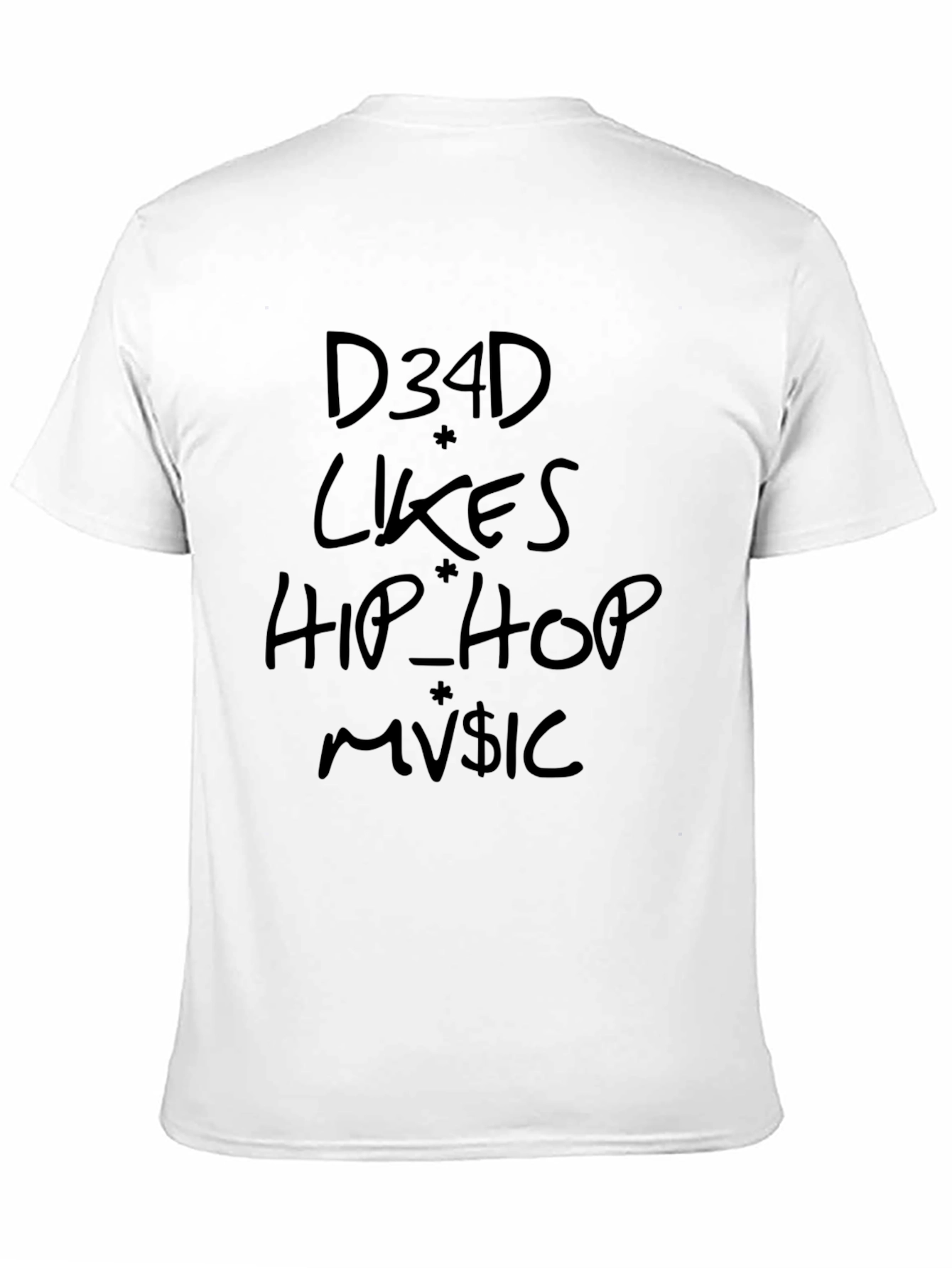 D34D Likes Hip Hop Music Graphic Tee