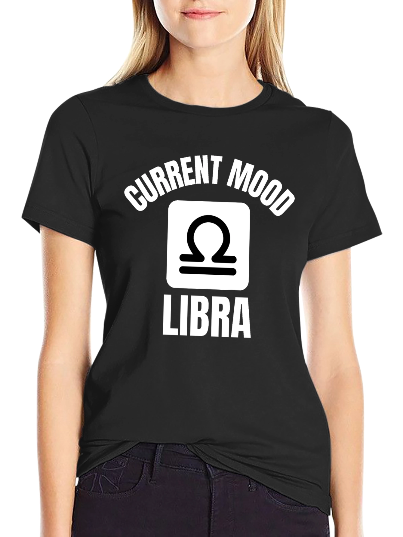 Libra Zodiac Sign T-Shirt - Current Mood Tee