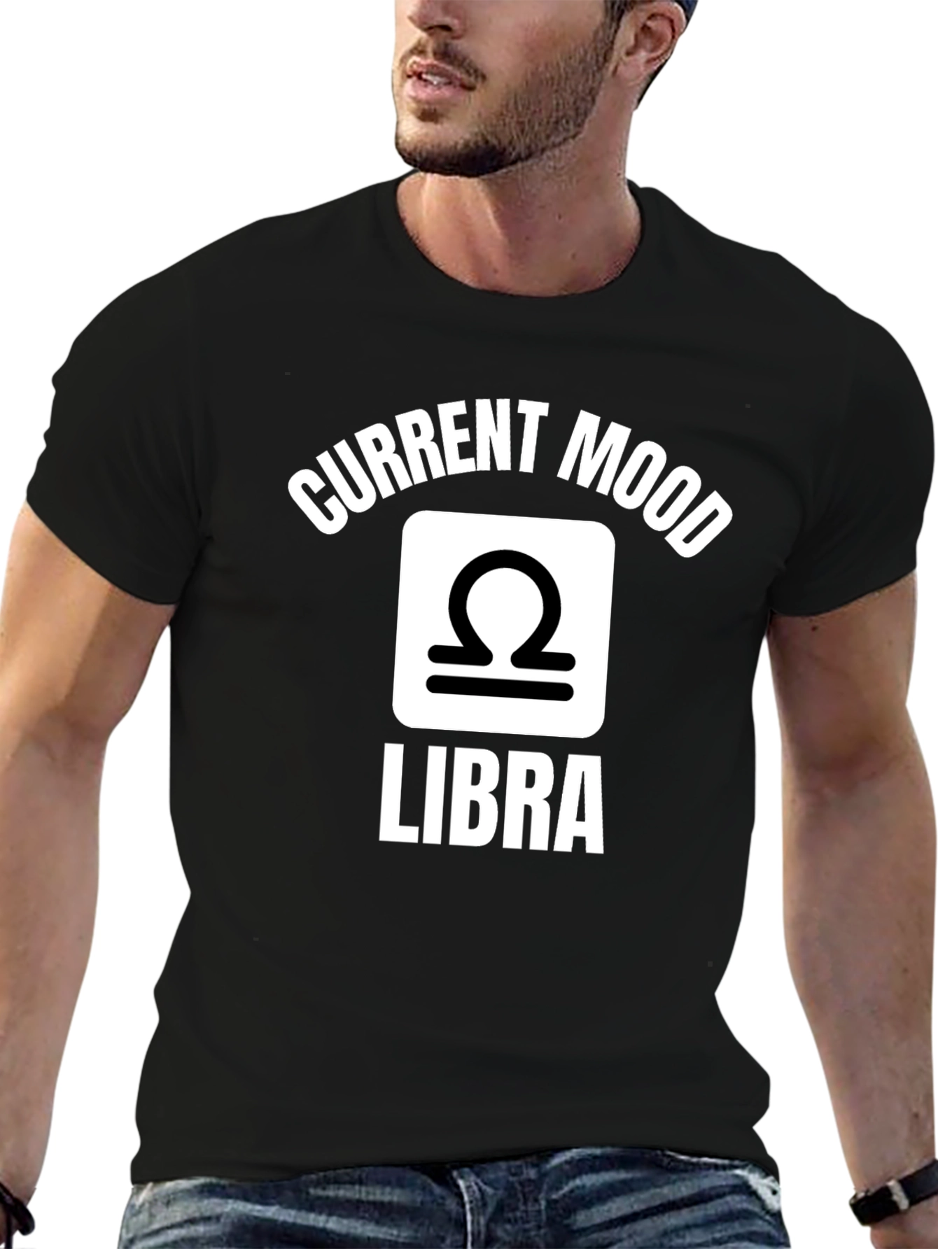 Libra Zodiac Sign T-Shirt - Current Mood Tee