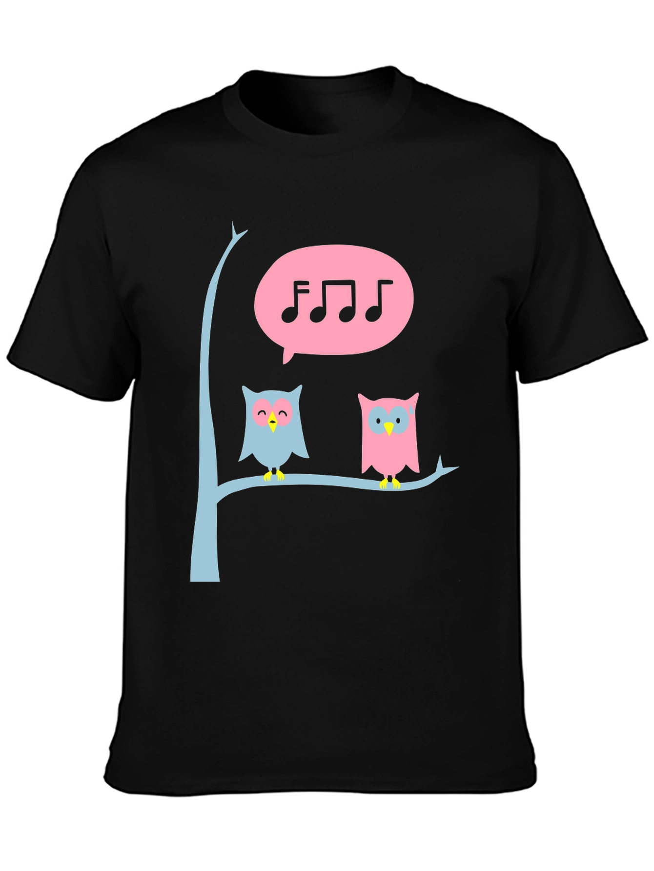 Singing Owl T-Shirt - Cute Graphic Tee