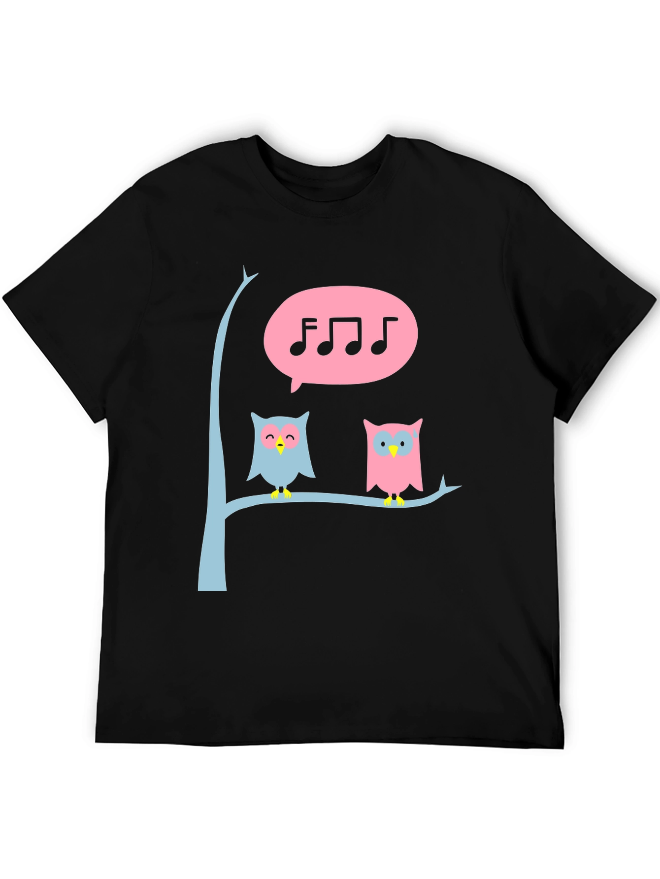 Singing Owl T-Shirt - Cute Graphic Tee