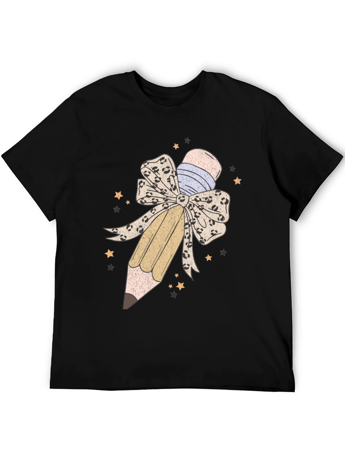 Pencil Bow Graphic Tee - Teacher Appreciation Shirt