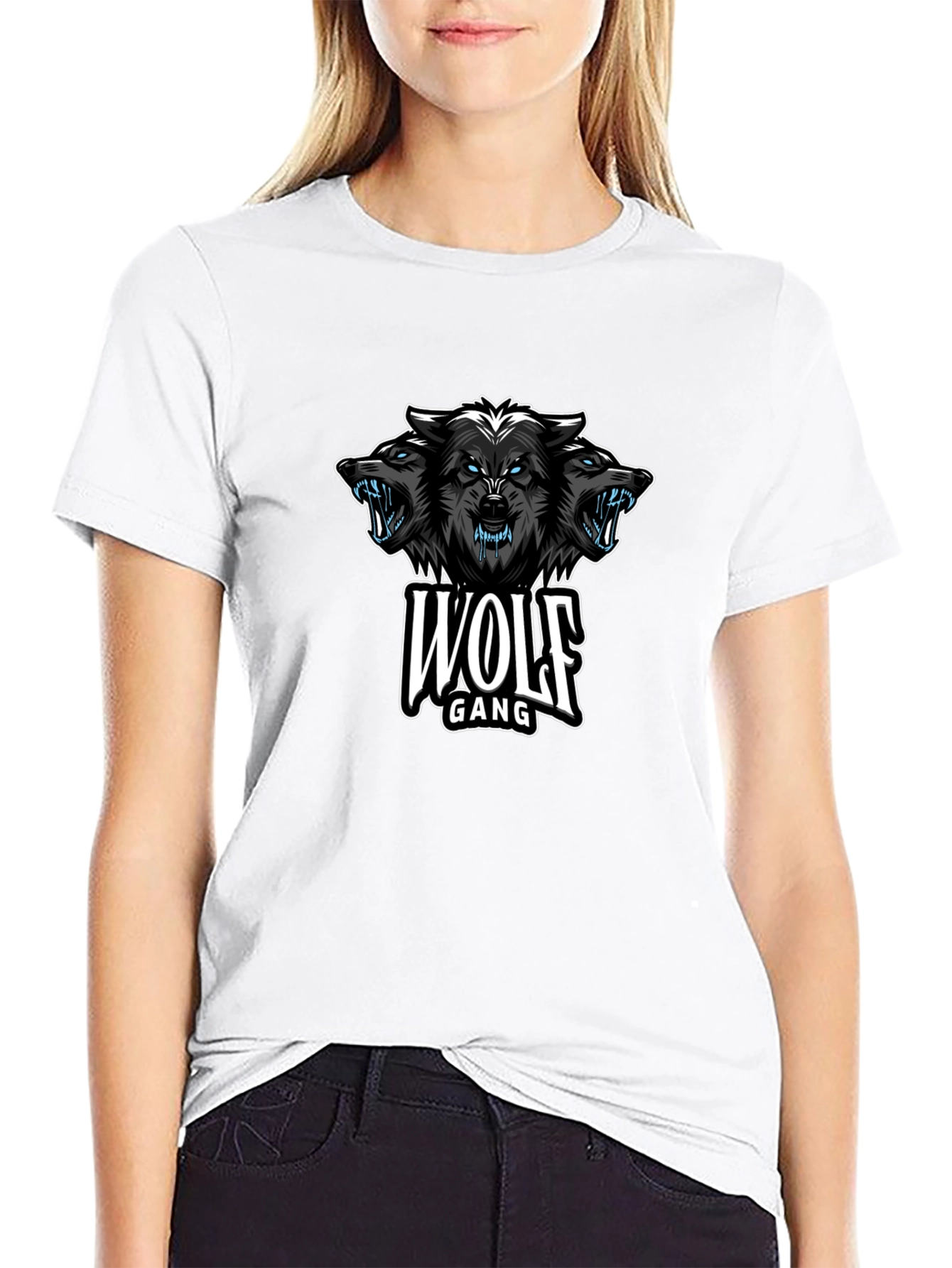 Wolf Gang Black Graphic Tee