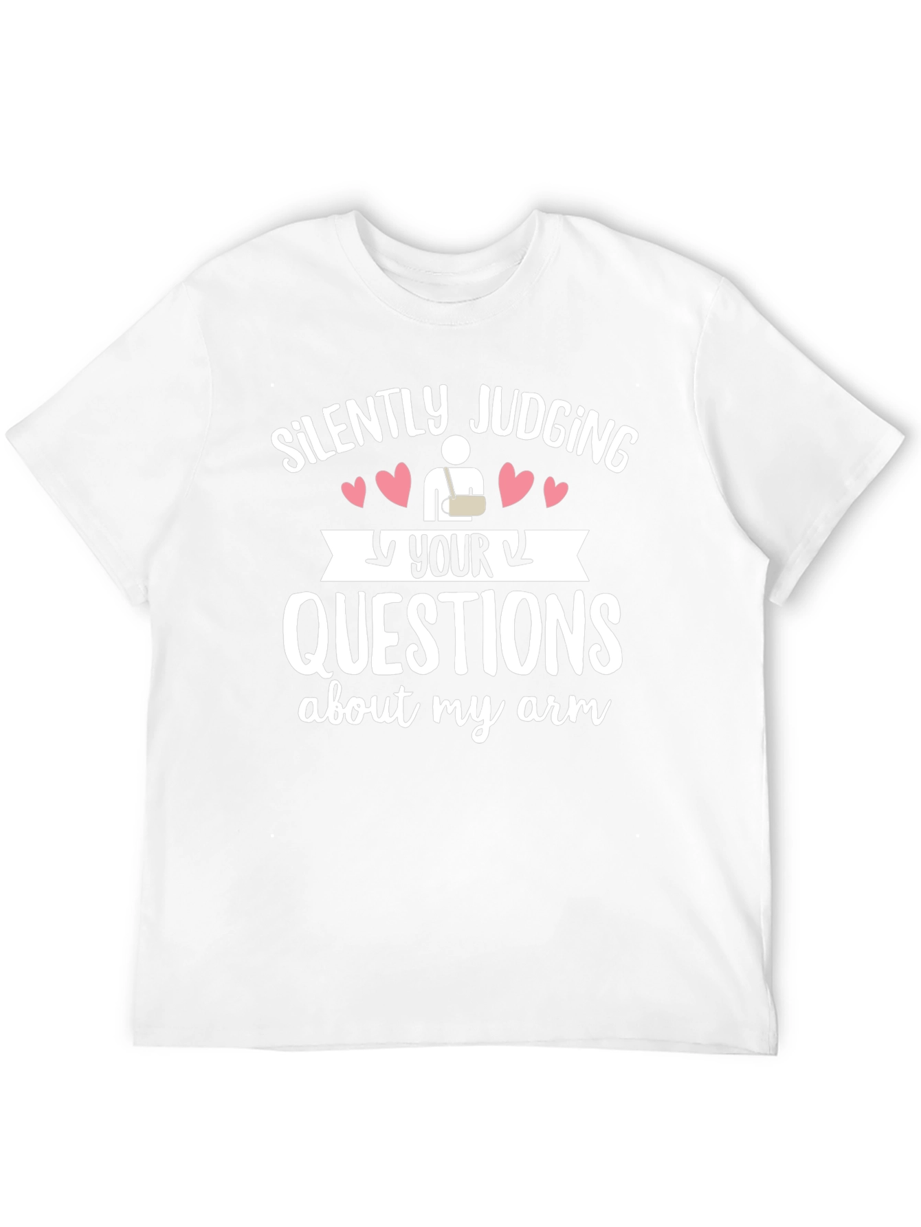 Silently Judging Your Arm Questions Graphic Tee