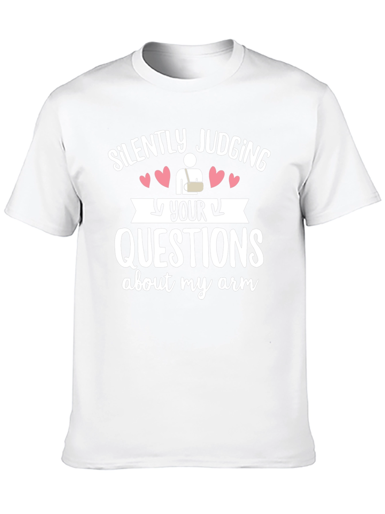 Silently Judging Your Arm Questions Graphic Tee