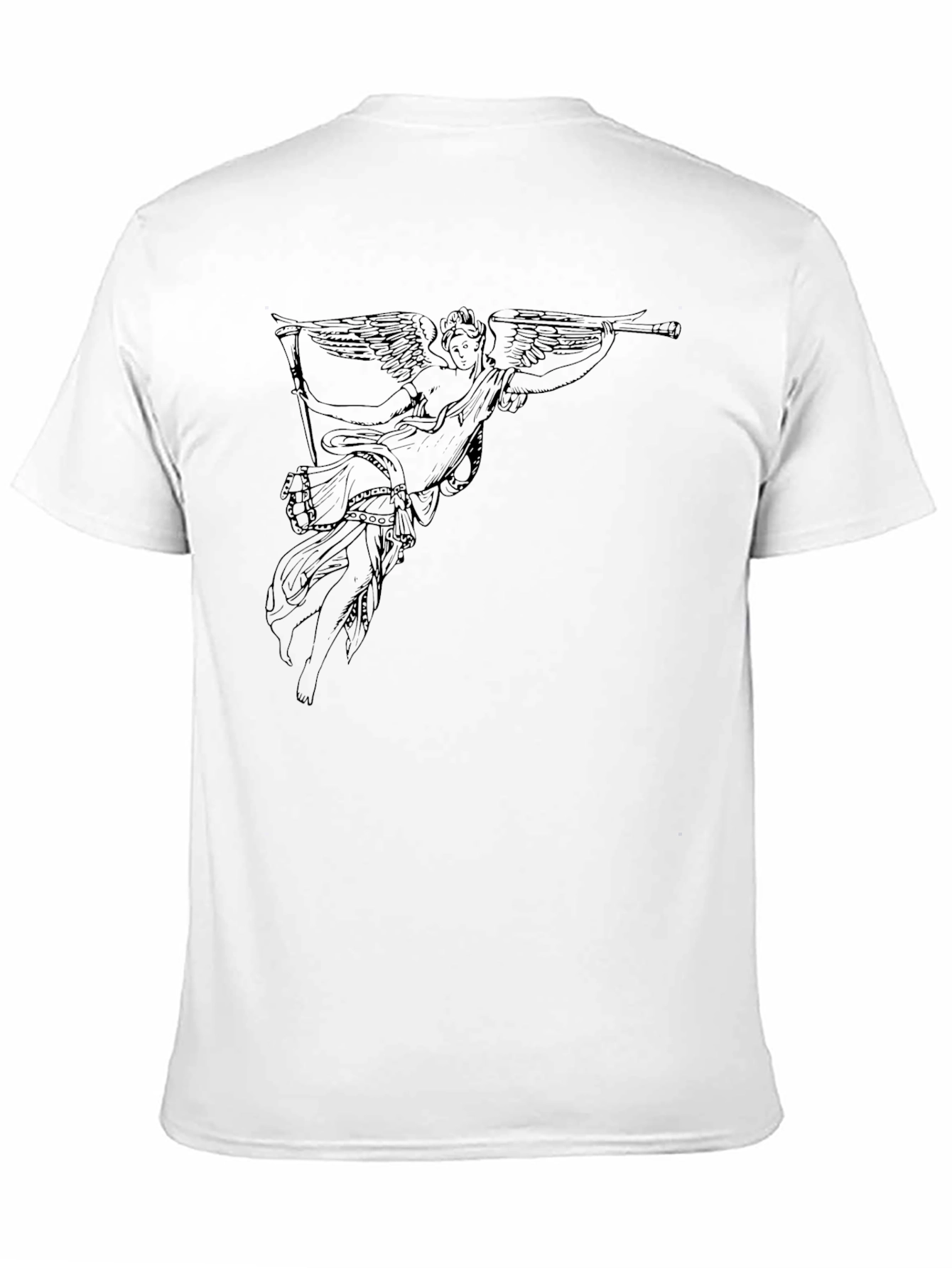 Angel Graphic Black T-Shirt