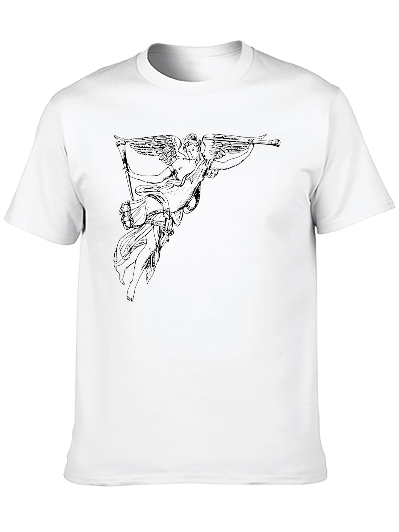 Angel Graphic Black T-Shirt