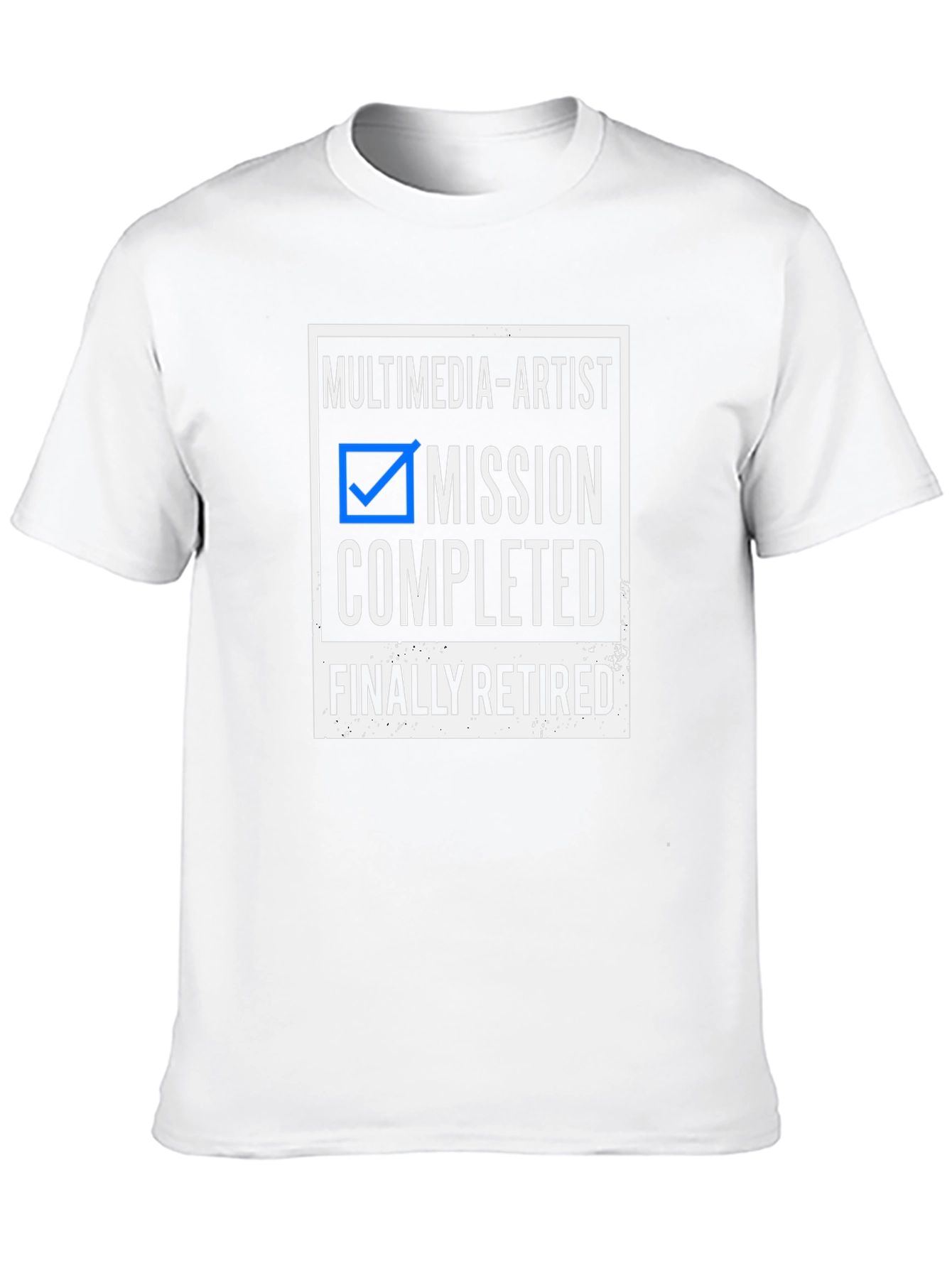 Multimedia Artist Retired Black T-Shirt
