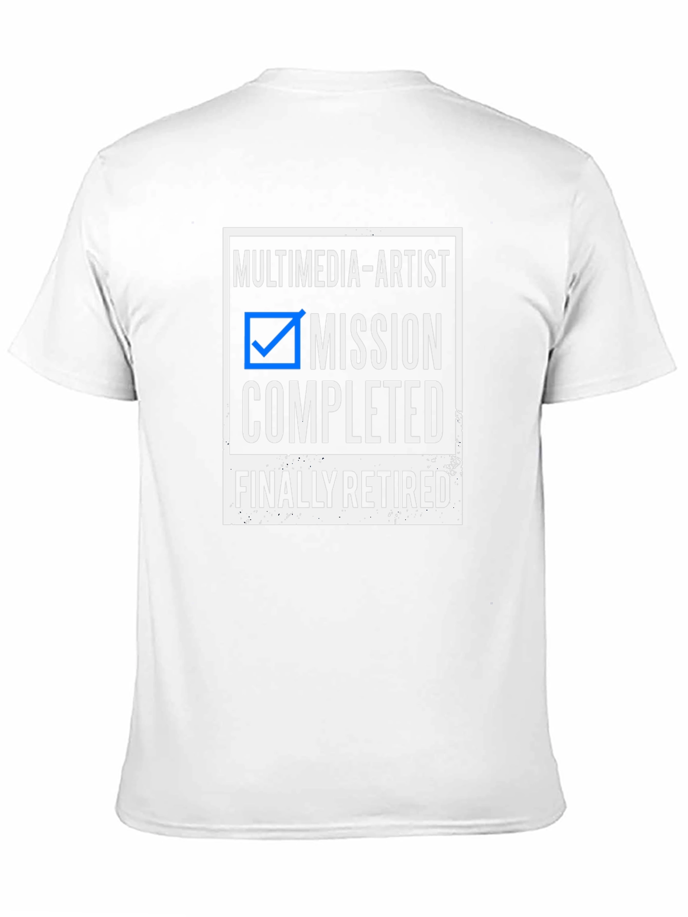 Multimedia Artist Retired Black T-Shirt