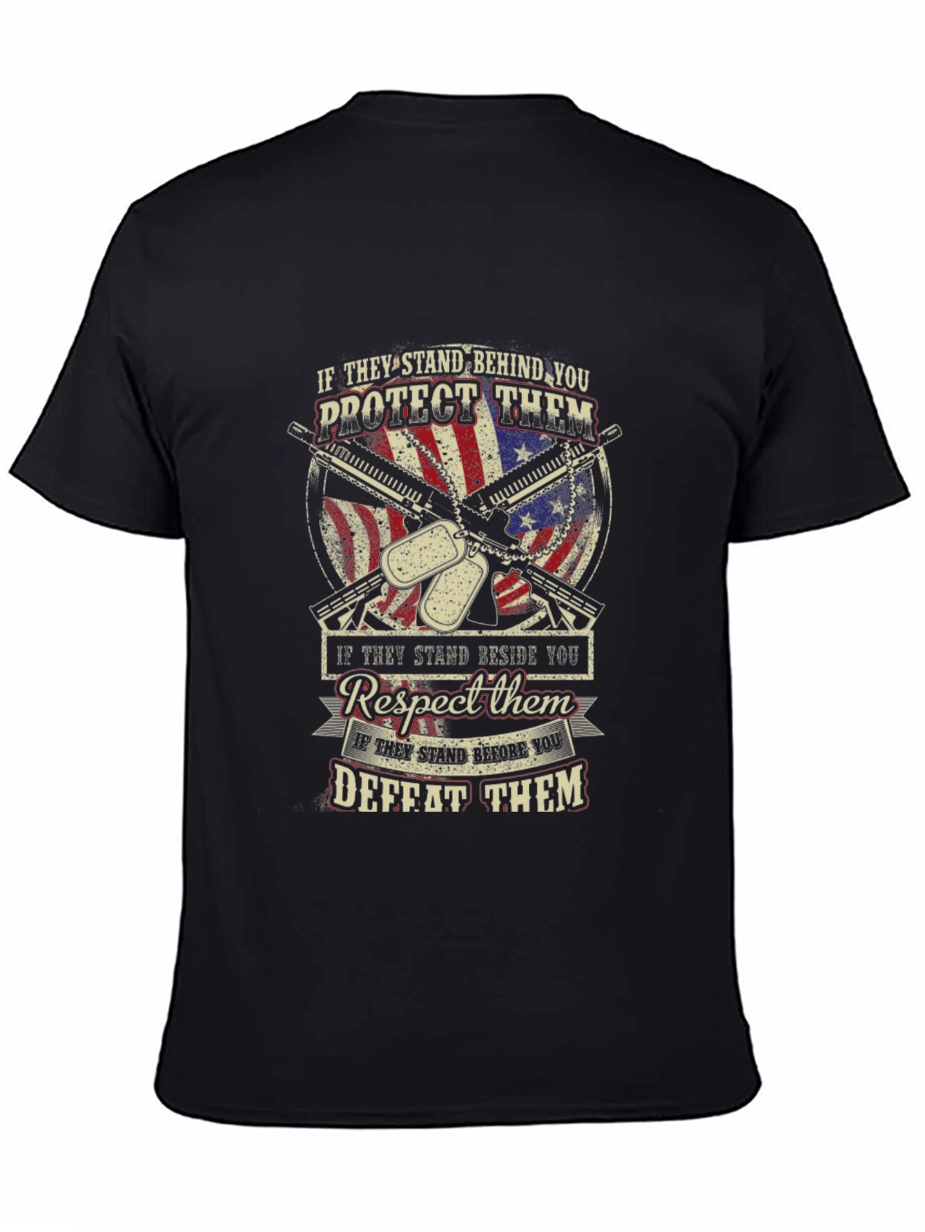 Patriotic Veteran Graphic T-Shirt