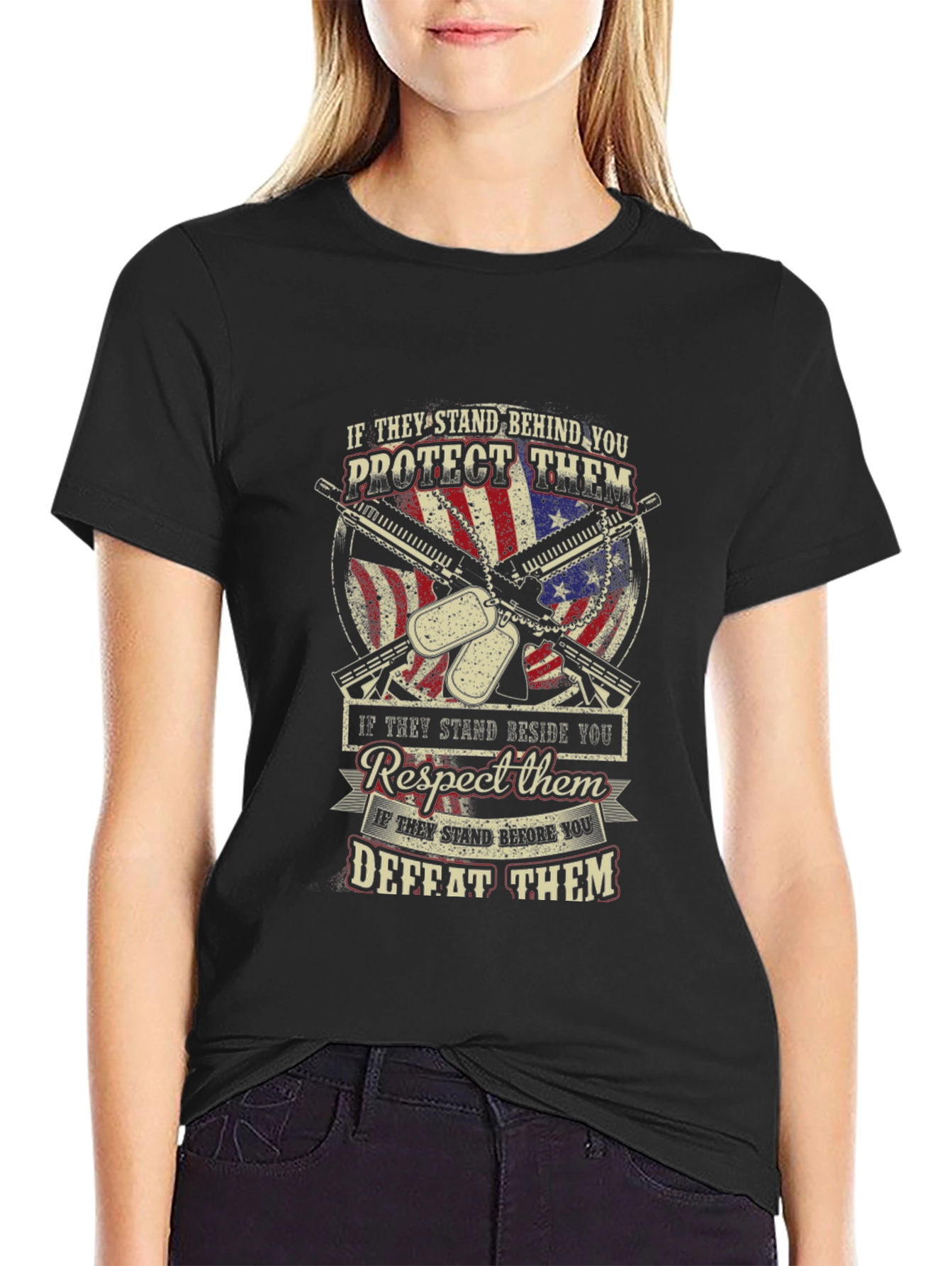 Patriotic Veteran Graphic T-Shirt
