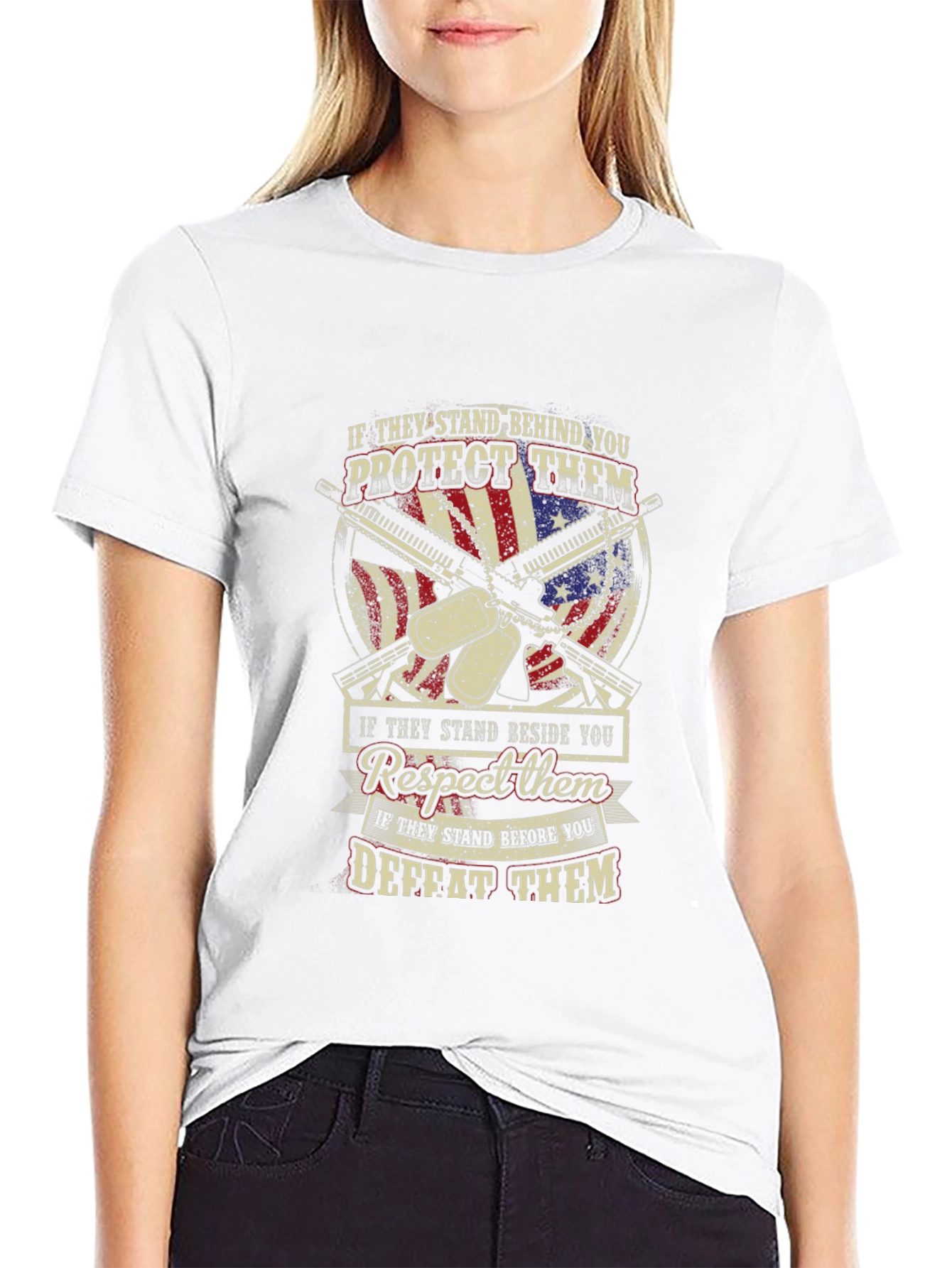 Patriotic Veteran Graphic T-Shirt