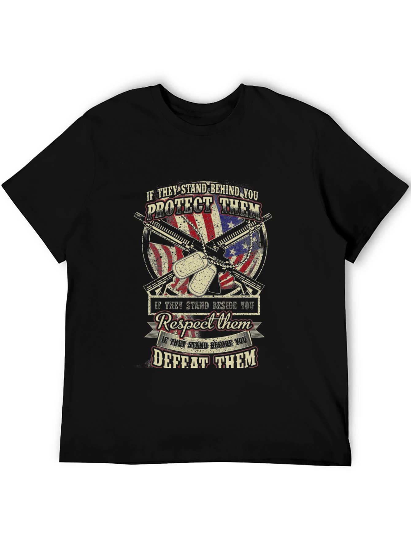 Patriotic Veteran Graphic T-Shirt