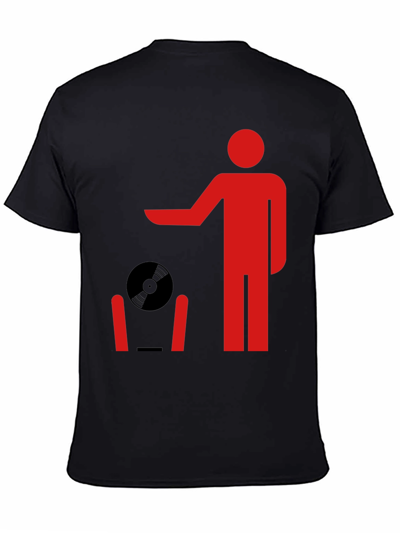Retro Record Throwing Graphic Tee