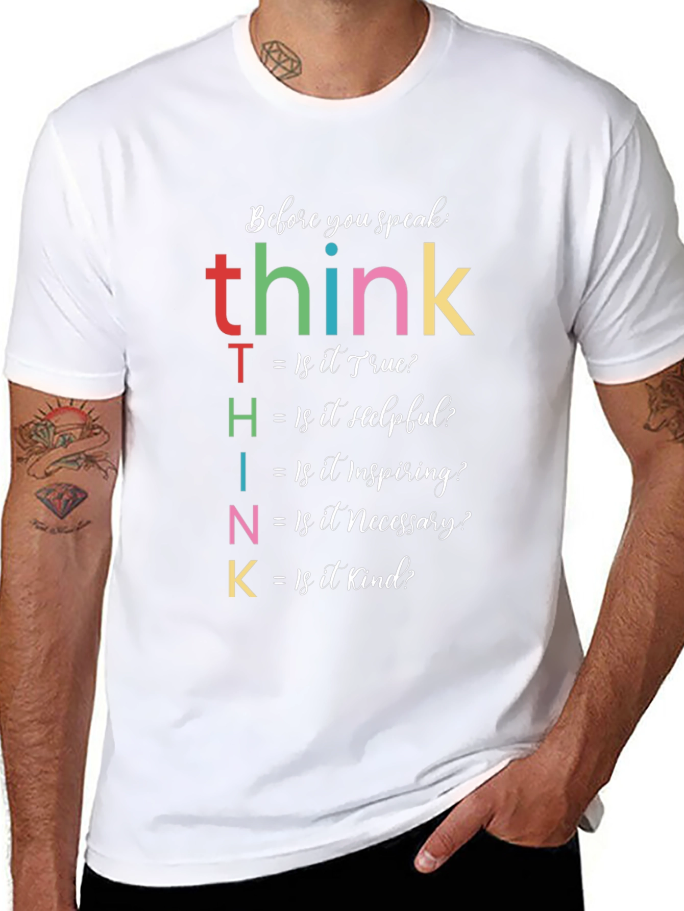 THINK Before You Speak Graphic T-Shirt