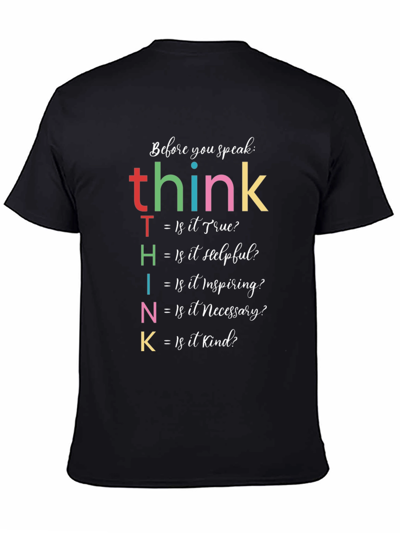 THINK Before You Speak Graphic T-Shirt