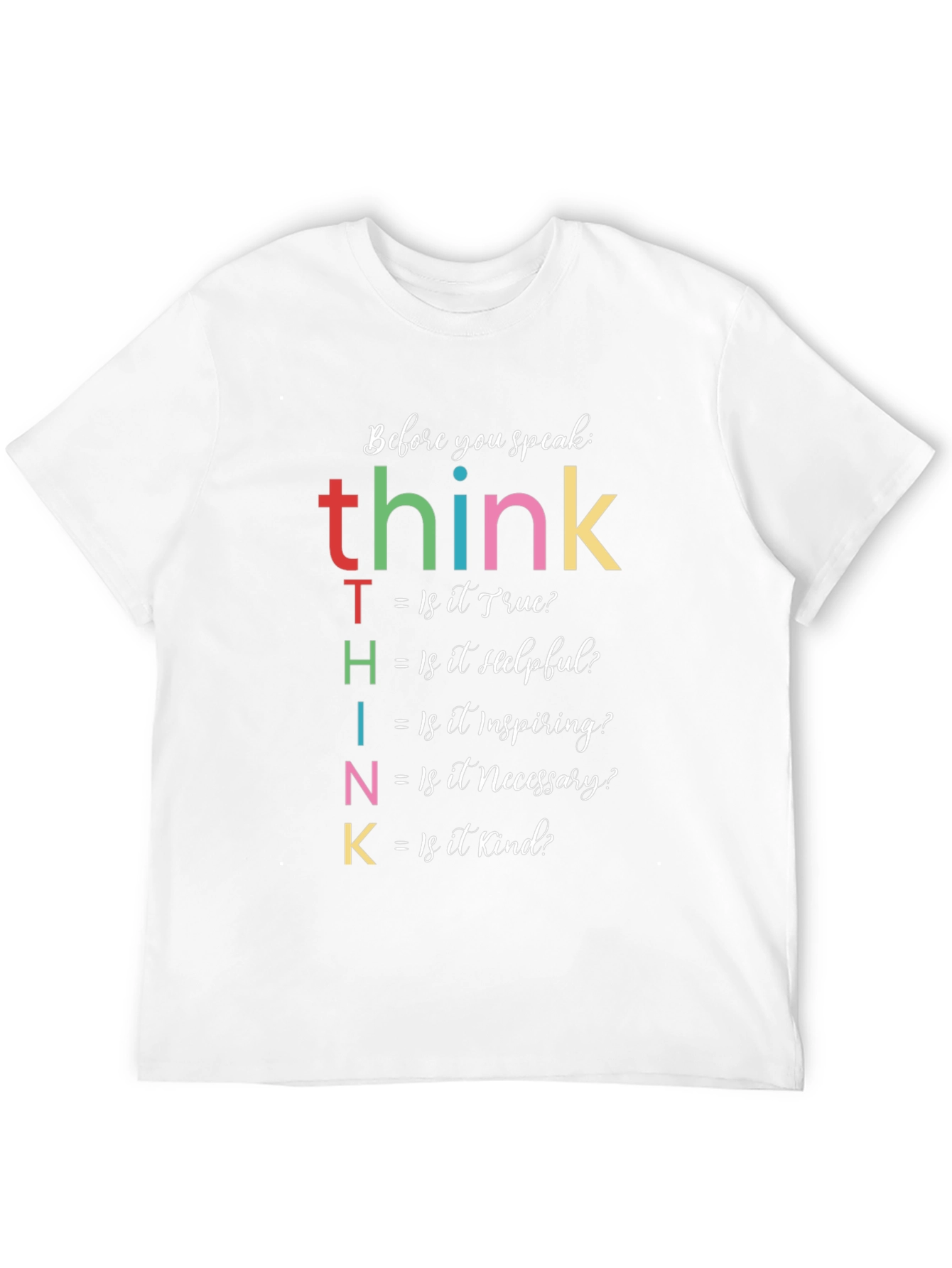 THINK Before You Speak Graphic T-Shirt