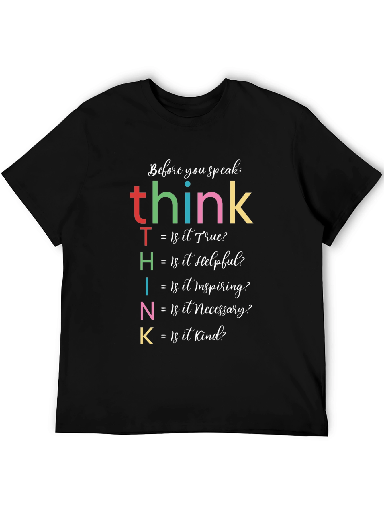 THINK Before You Speak Graphic T-Shirt